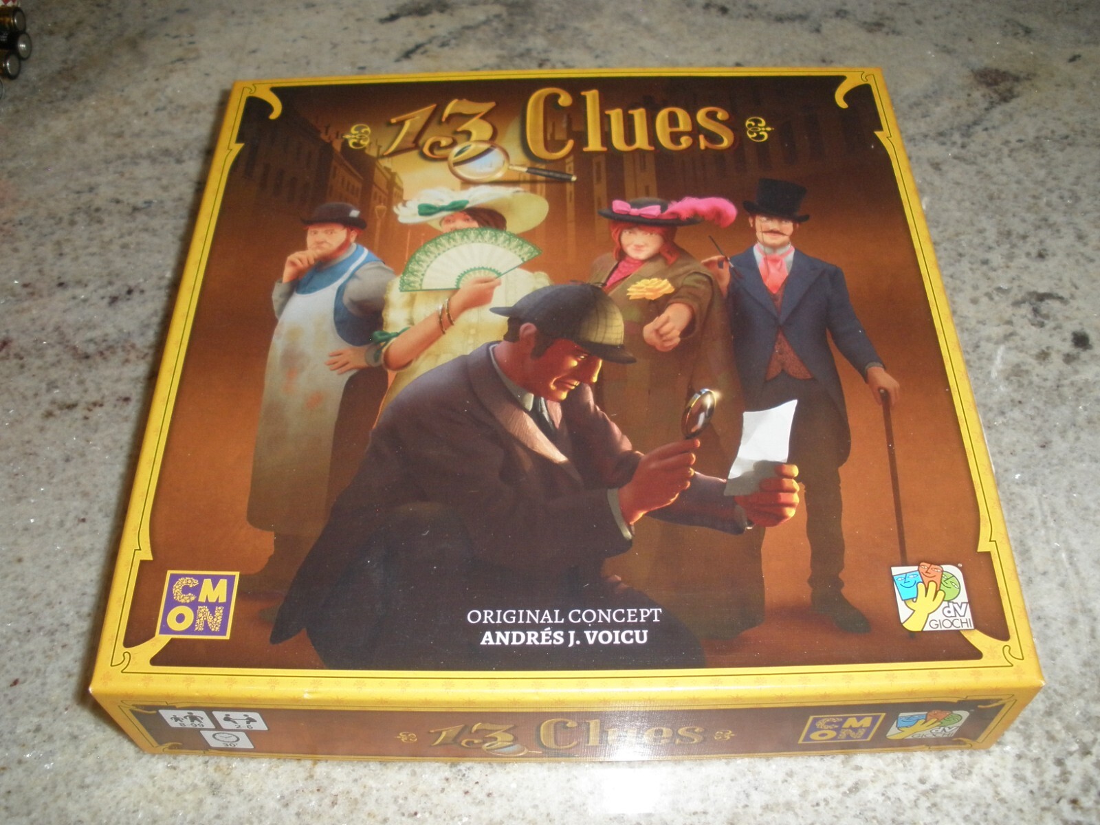 13 CLUES BOARD GAME 2017 COMPLETE NEW BY CMON