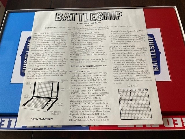 2015 Battleship Board Game Retro Series 1967 Edition Hasbro Gaming