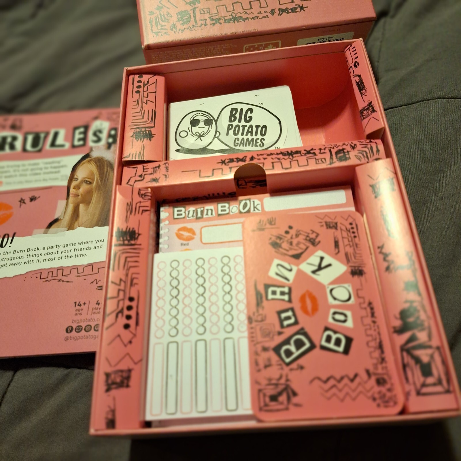 MEAN GIRLS Burn Book The Party Game Board Game By Big Potato Games Truth Bombs
