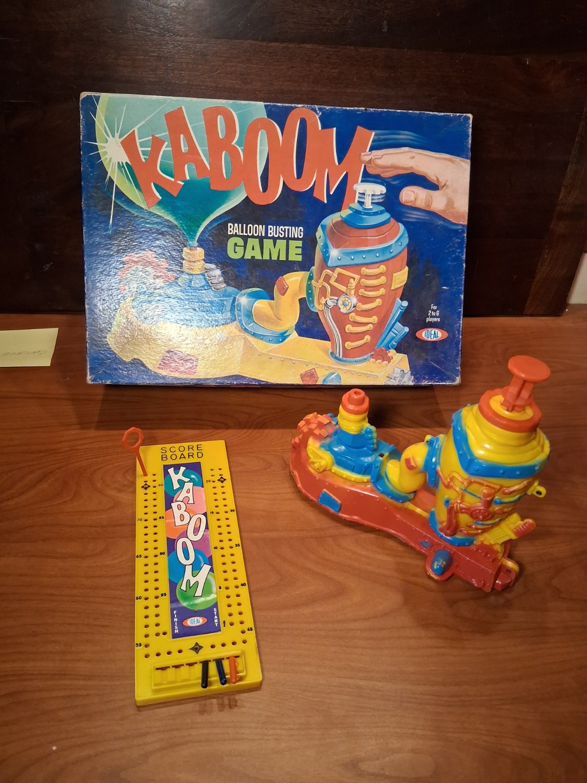 Vintage 1965 Kaboom Balloon Busting Game by Ideal – In Box, No Balloons