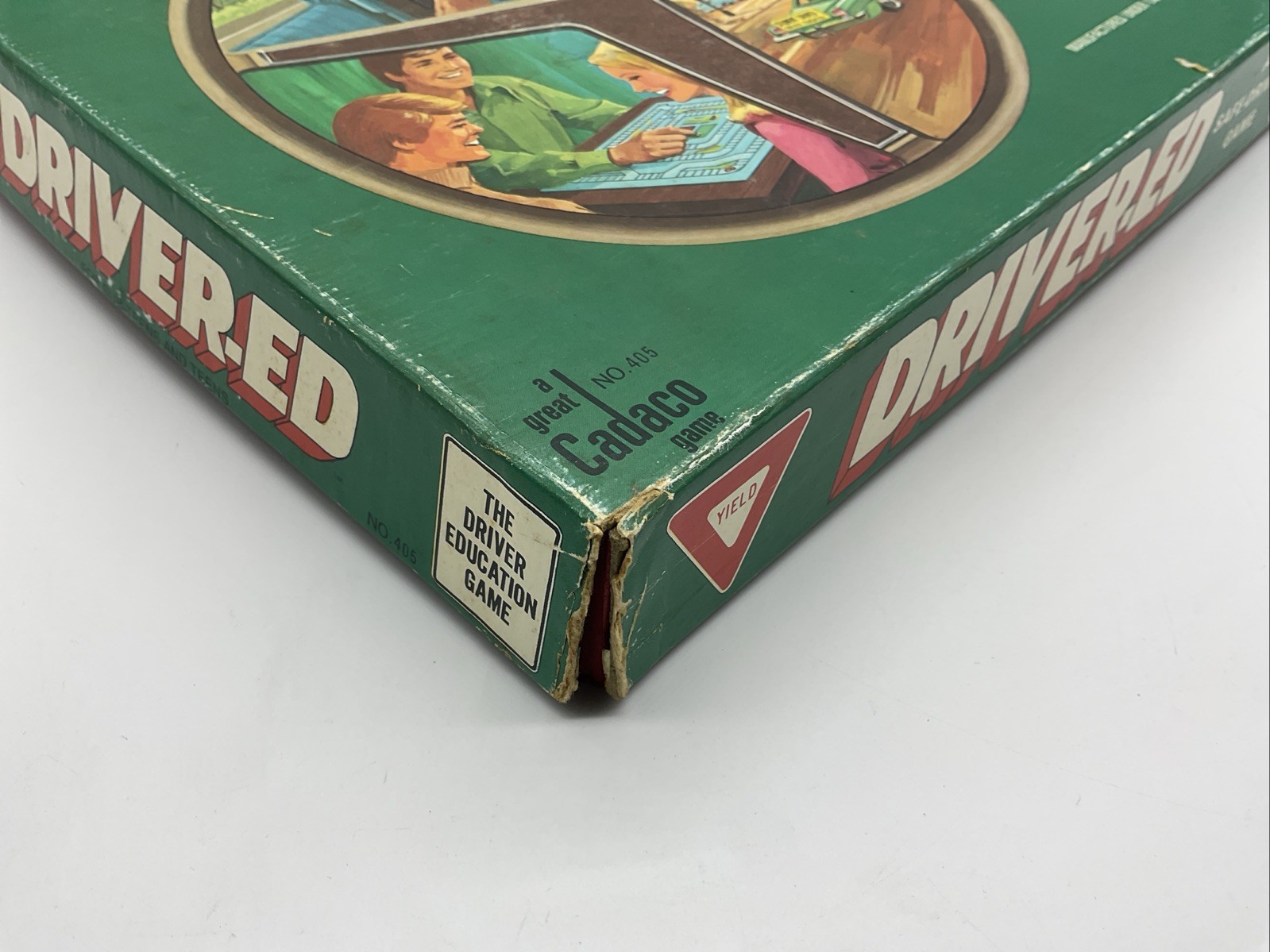 Vintage 1971 OFFICIAL DRIVERS-ED The Driver Education Board Game Cadaco COMPLETE