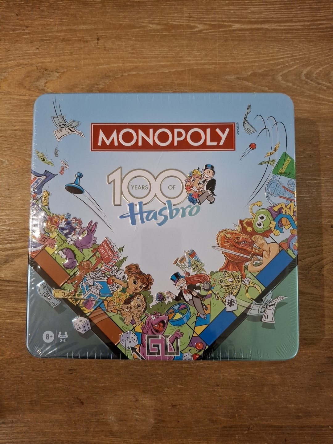 WS Game Company Monopoly Hasbro 100th Anniversary Edition Collectible Tin New