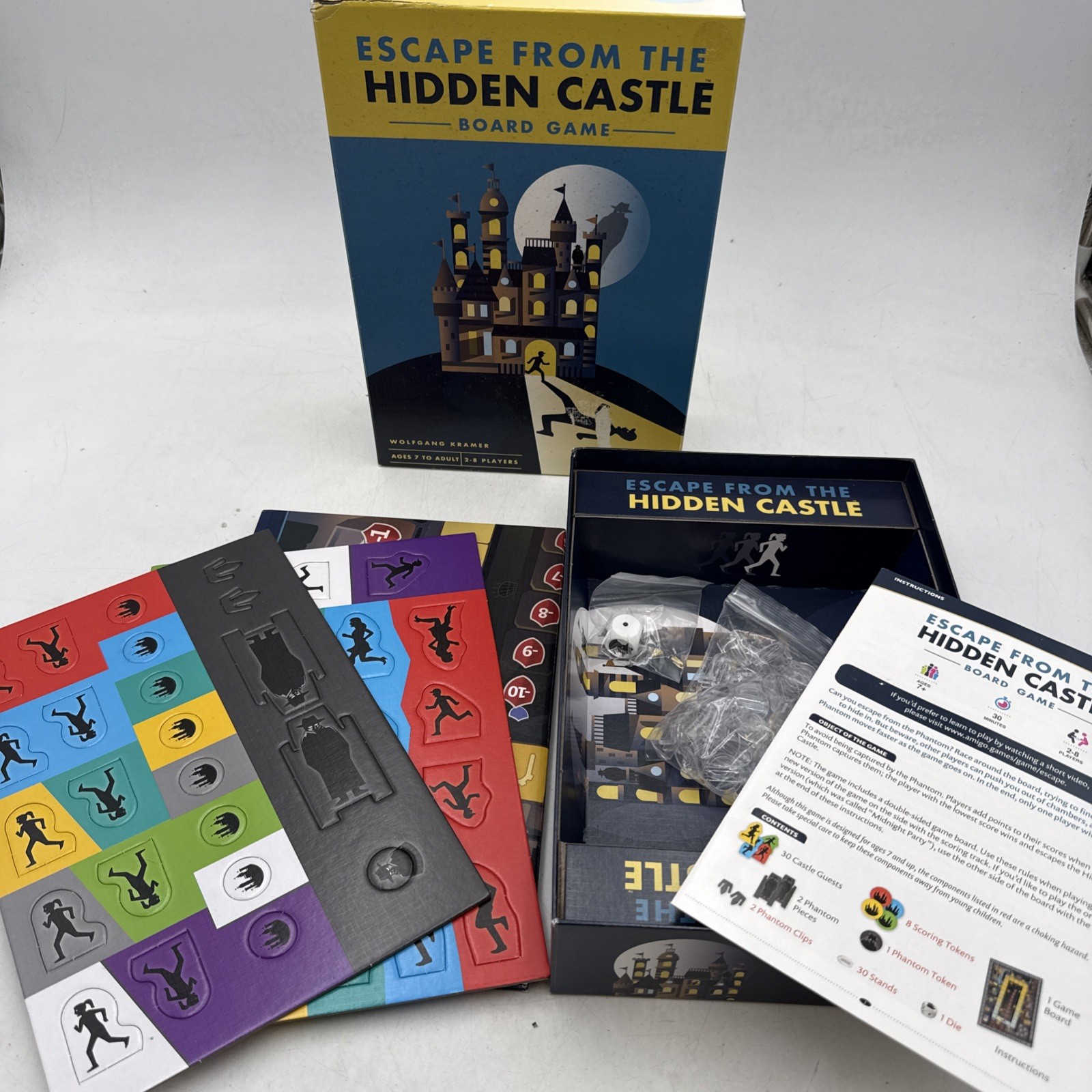 Escape From The Hidden Castle Amigo Board Games OPEN BOX NOB Wolfgang Kramer