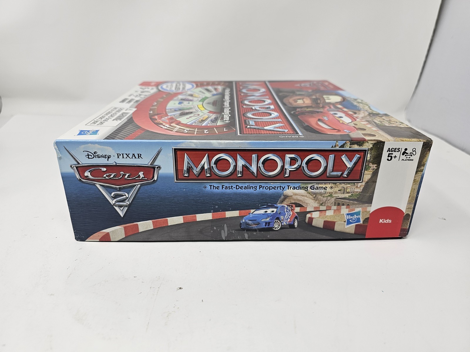 Hasbro Disney Pixar Cars 2 Monopoly Complete 2011 Lightning McQueen Racetrack