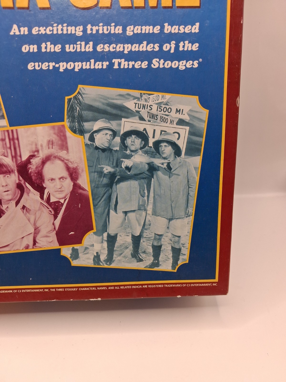 The Official Three Stooges Trivia Game 2000 By Talicor Mo Larry Curly Nyuk Nyuk