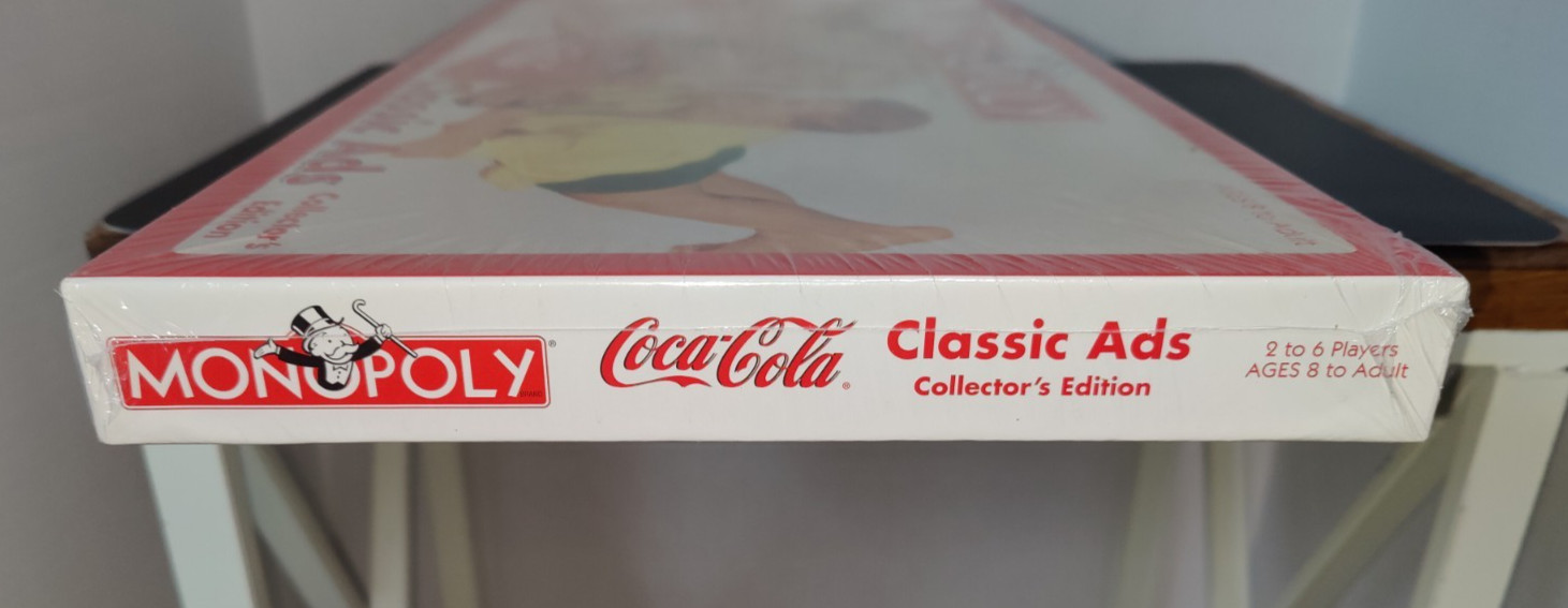 Monopoly Coca-Cola Classic Ads Collector’s Edition NEW & SEALED