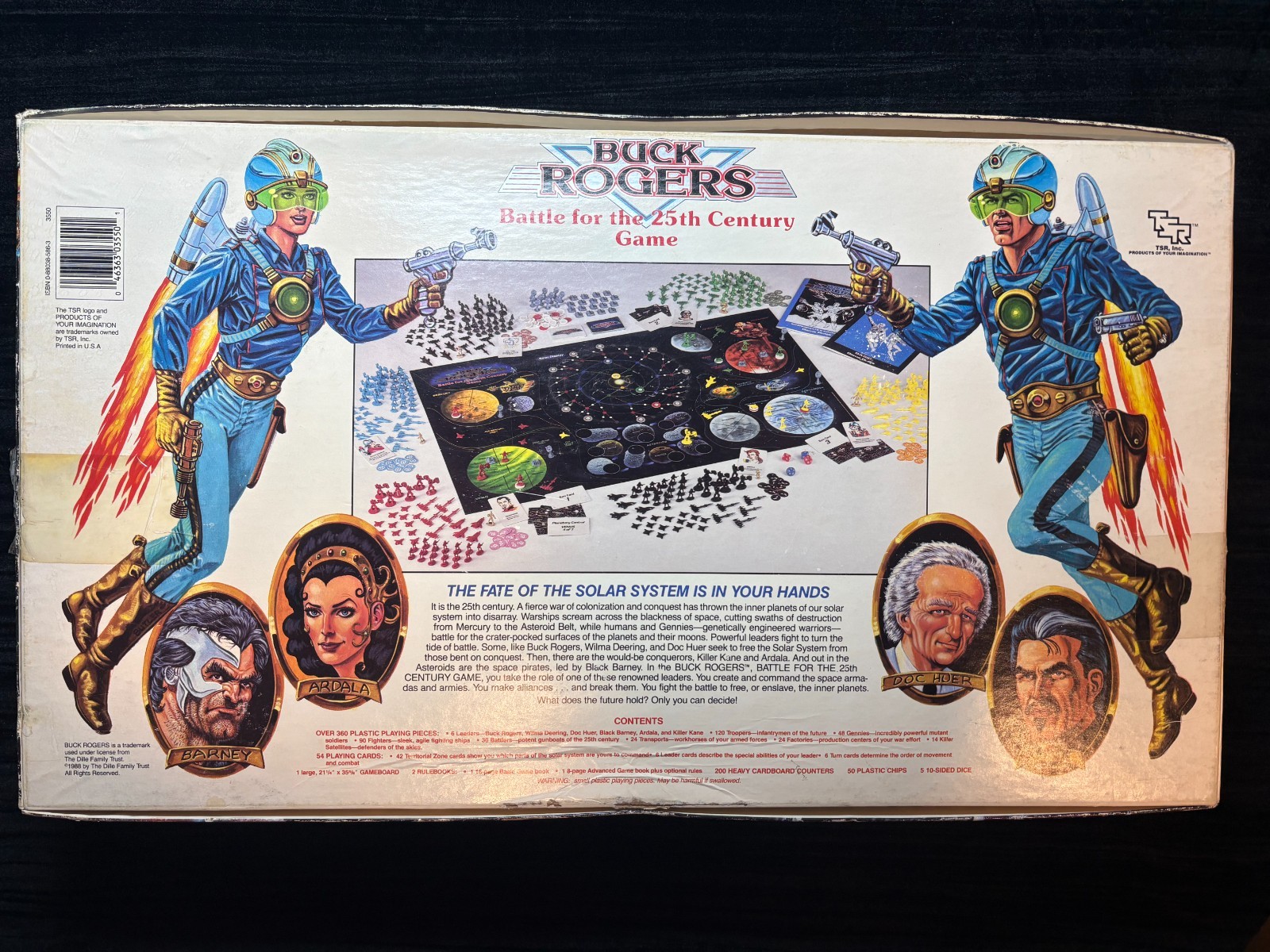Buck Rogers Battle For the 25th Century Game TSR 1988 RARE