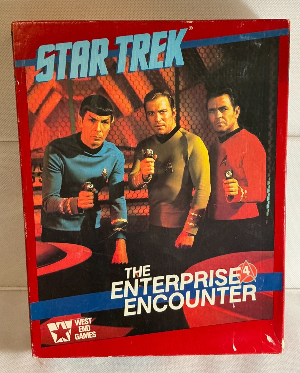 Star Trek The Enterprise Encounter Board Game 1985 West End Games Complete