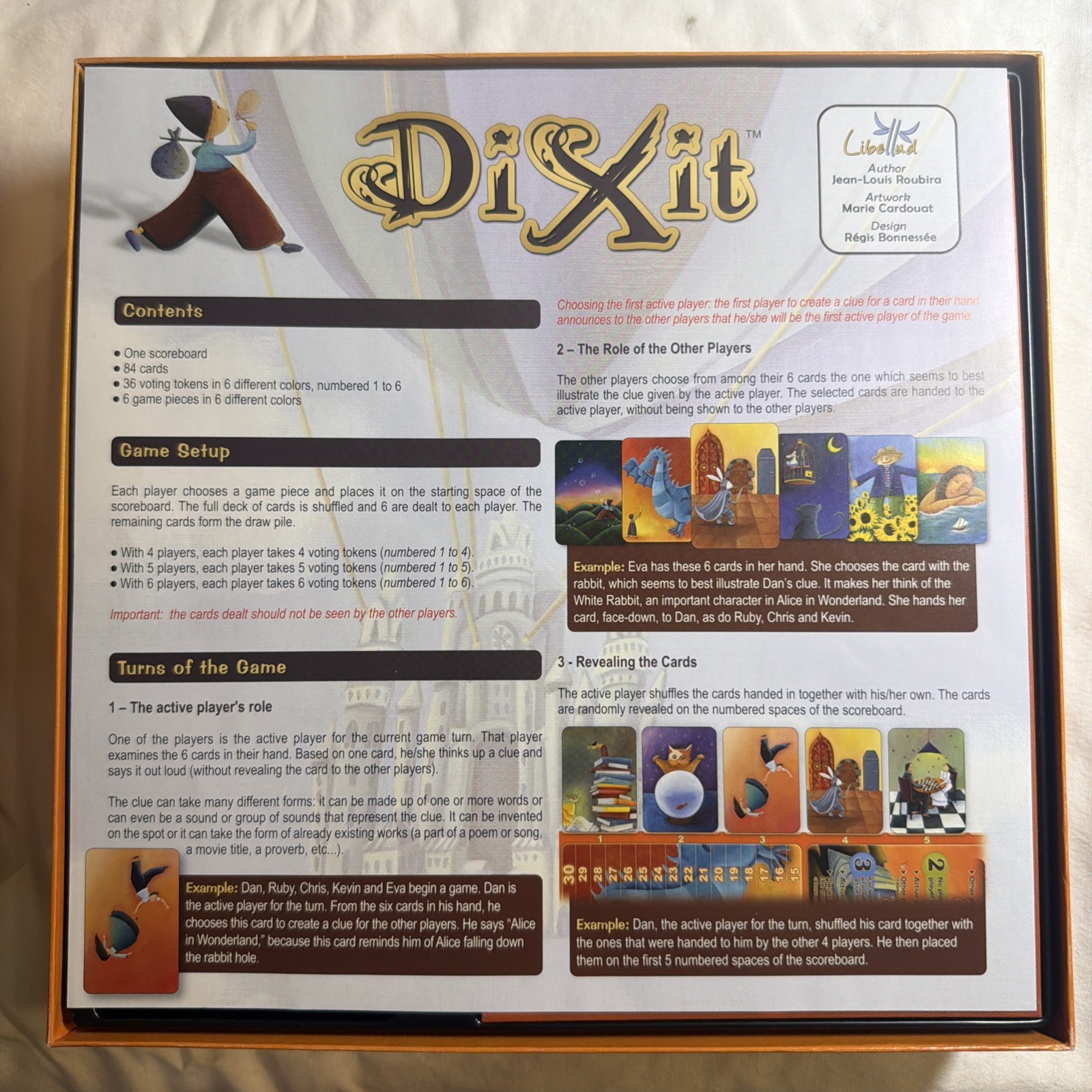 Dixit Board Game A Picture Is Worth A Thousand Words! 100 % Complete