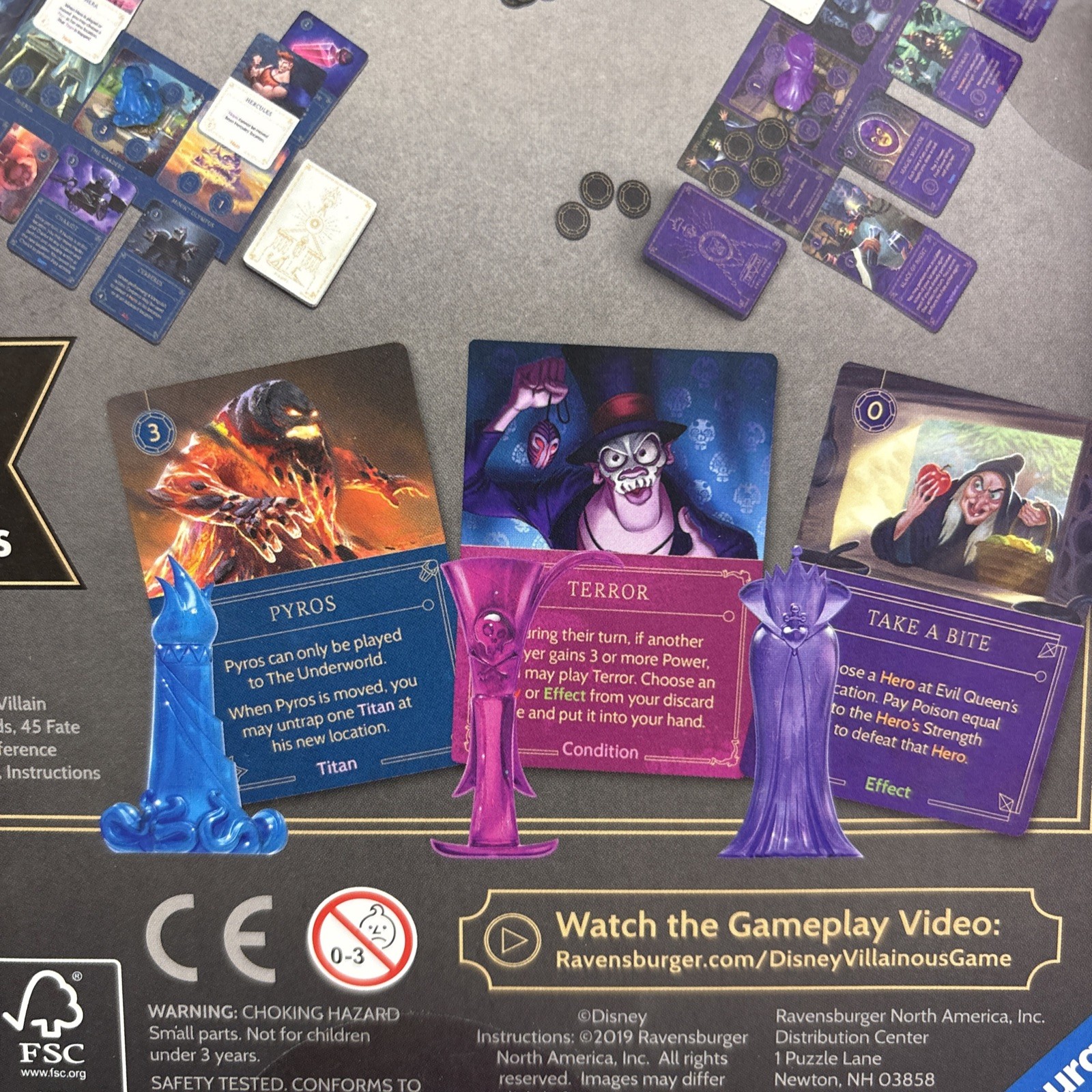 Disney Villainous Wicked to the Core Game 2019 Hades Evil Queen Dr Facilier NEW