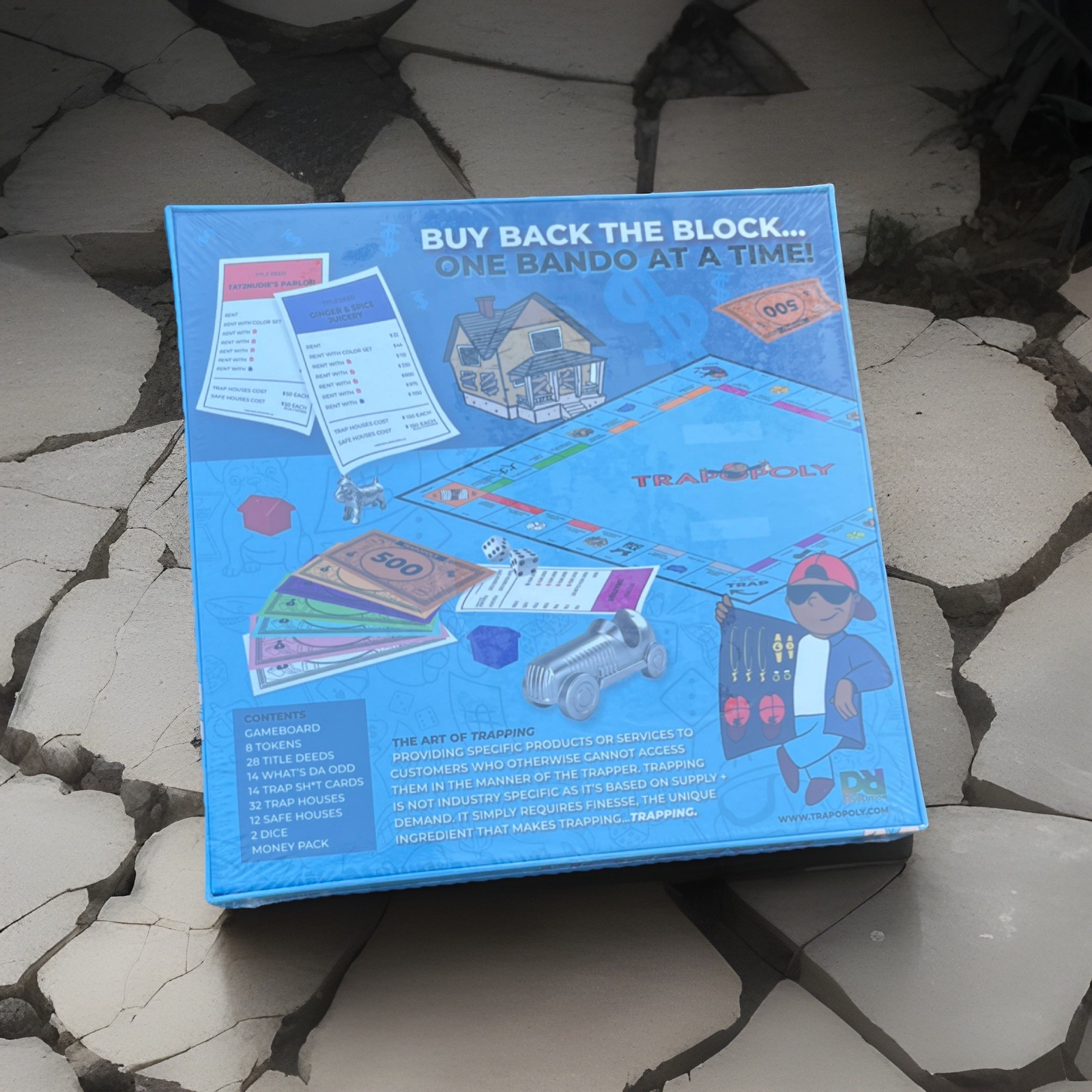 Digital Revolution Trapopoly Board Game Finance Theme Complete Set Ages 13+ 2-6