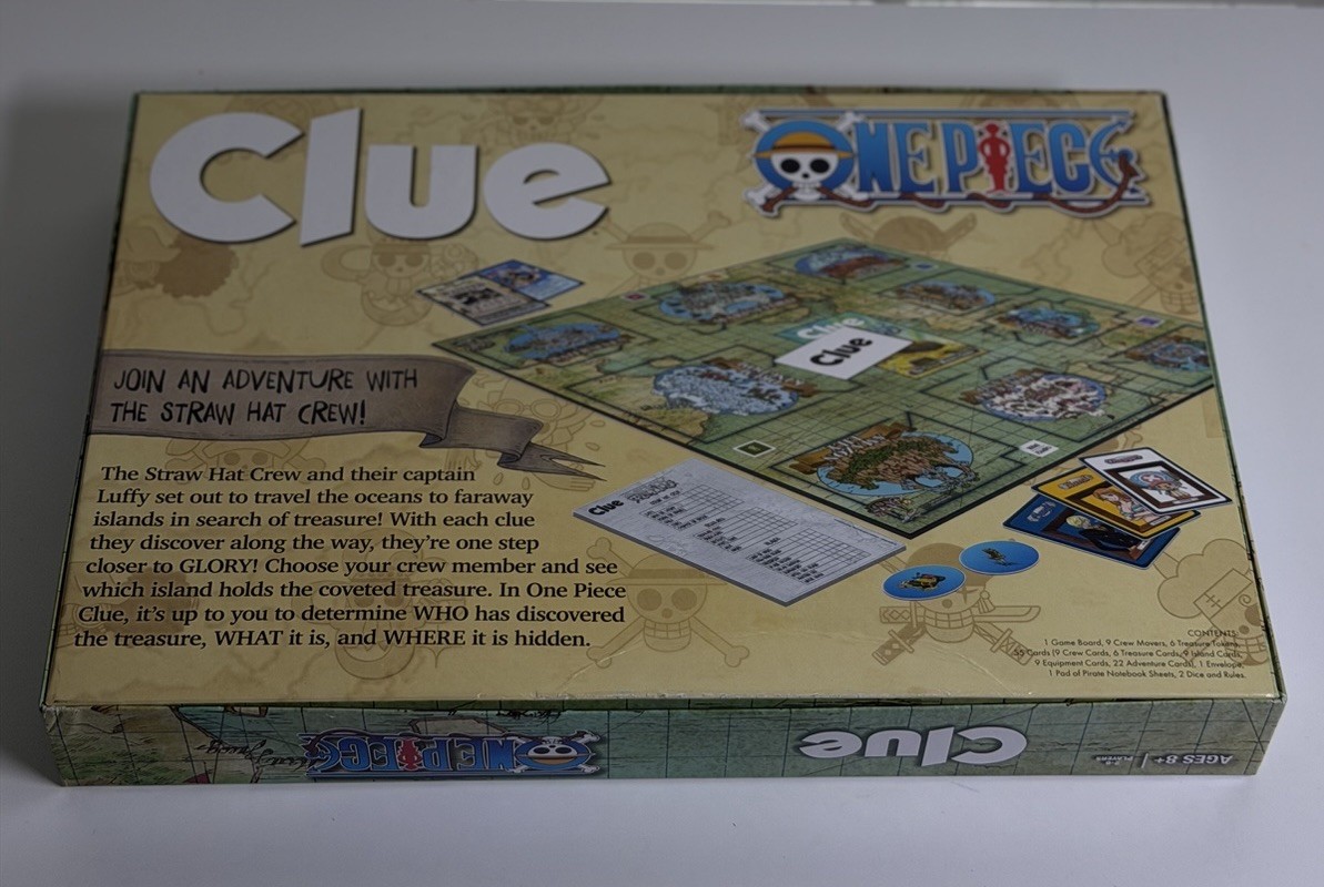 One Piece Clue + One Piece Labyrinth Board Game Bundle Complete Anime Edition