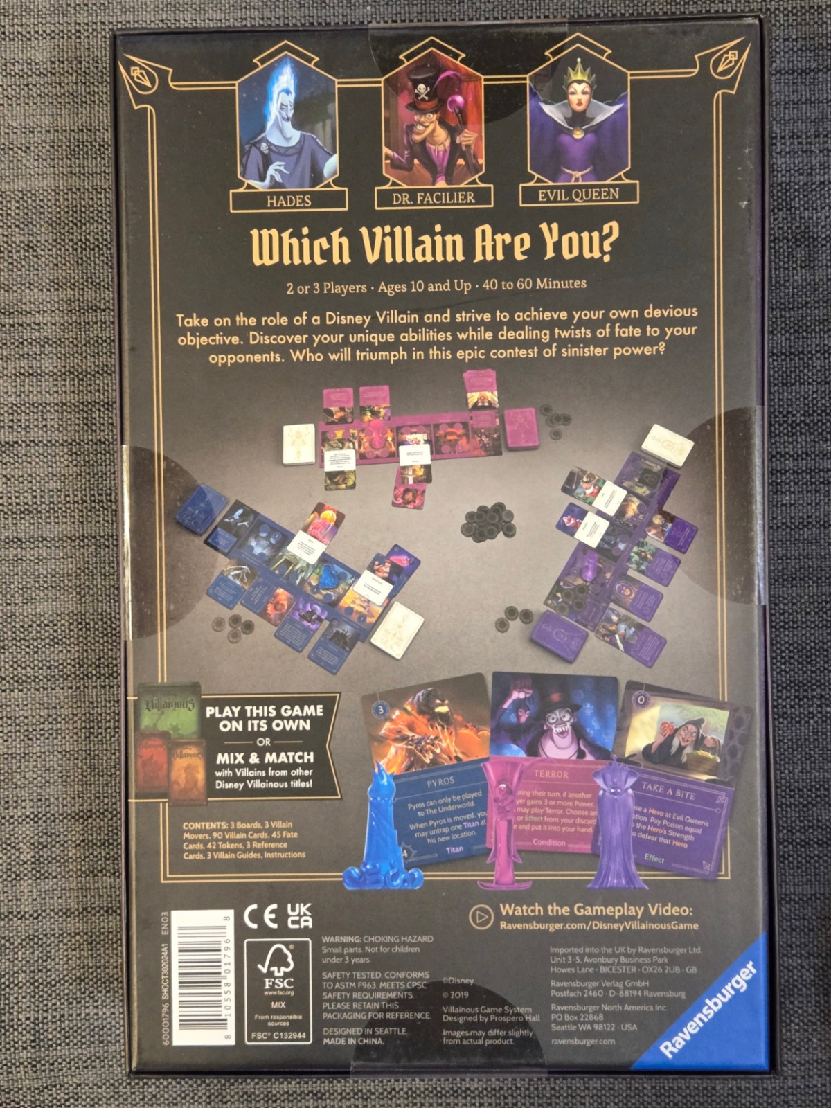 Disney Villainous WICKED TO THE CORE Ravensburger Board Game Expansion MIB