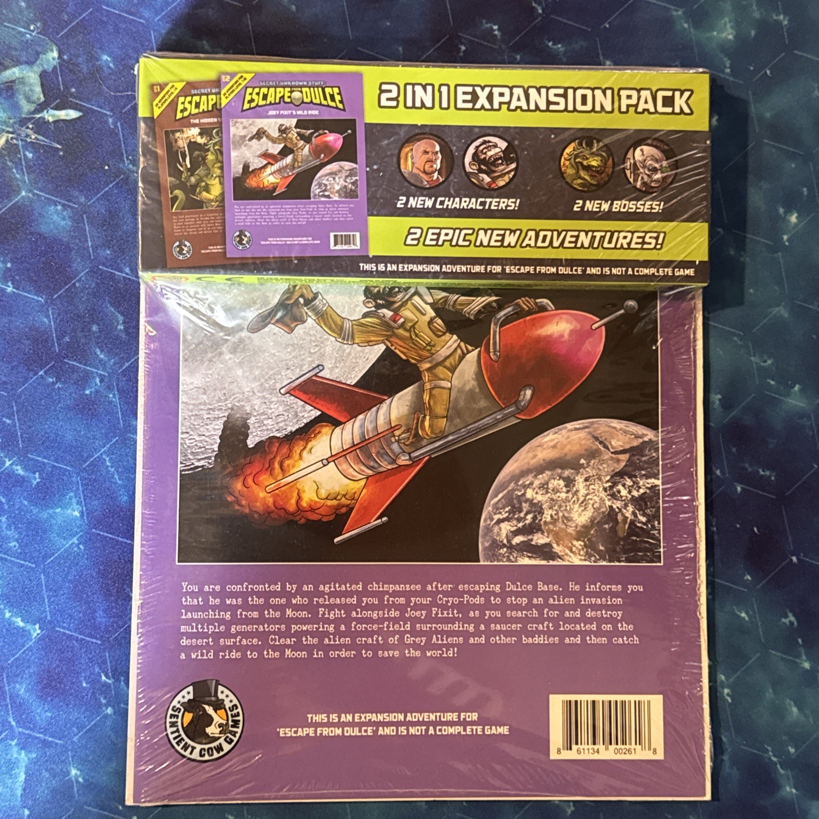 Secret Unknown Stuff: Escape from Dulce + 2 in 1 Expansion! Complete Kickstarter