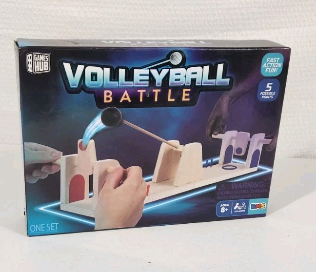 Tabletop Volleyball Battle Game, VolleyShot 2-Player, All Ages