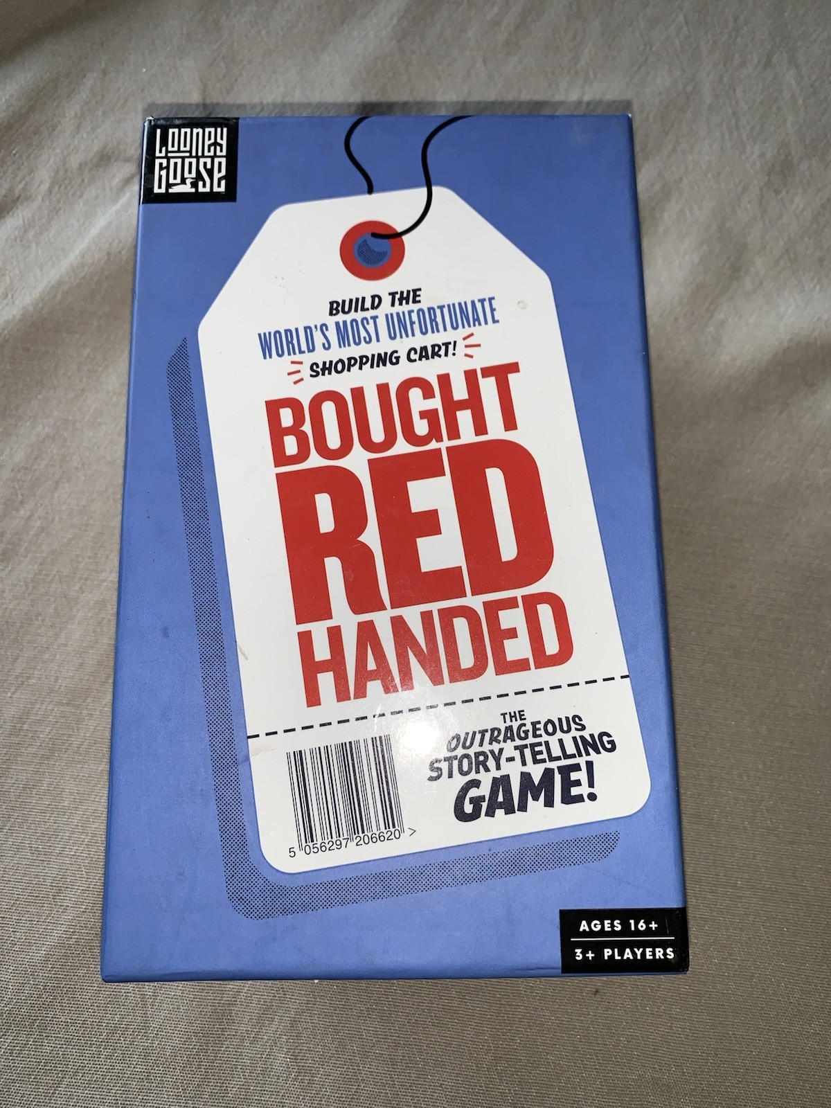 NEW ~ Bought Red Handed | The Outrageous Story-Telling Party Game 3+ players NOB