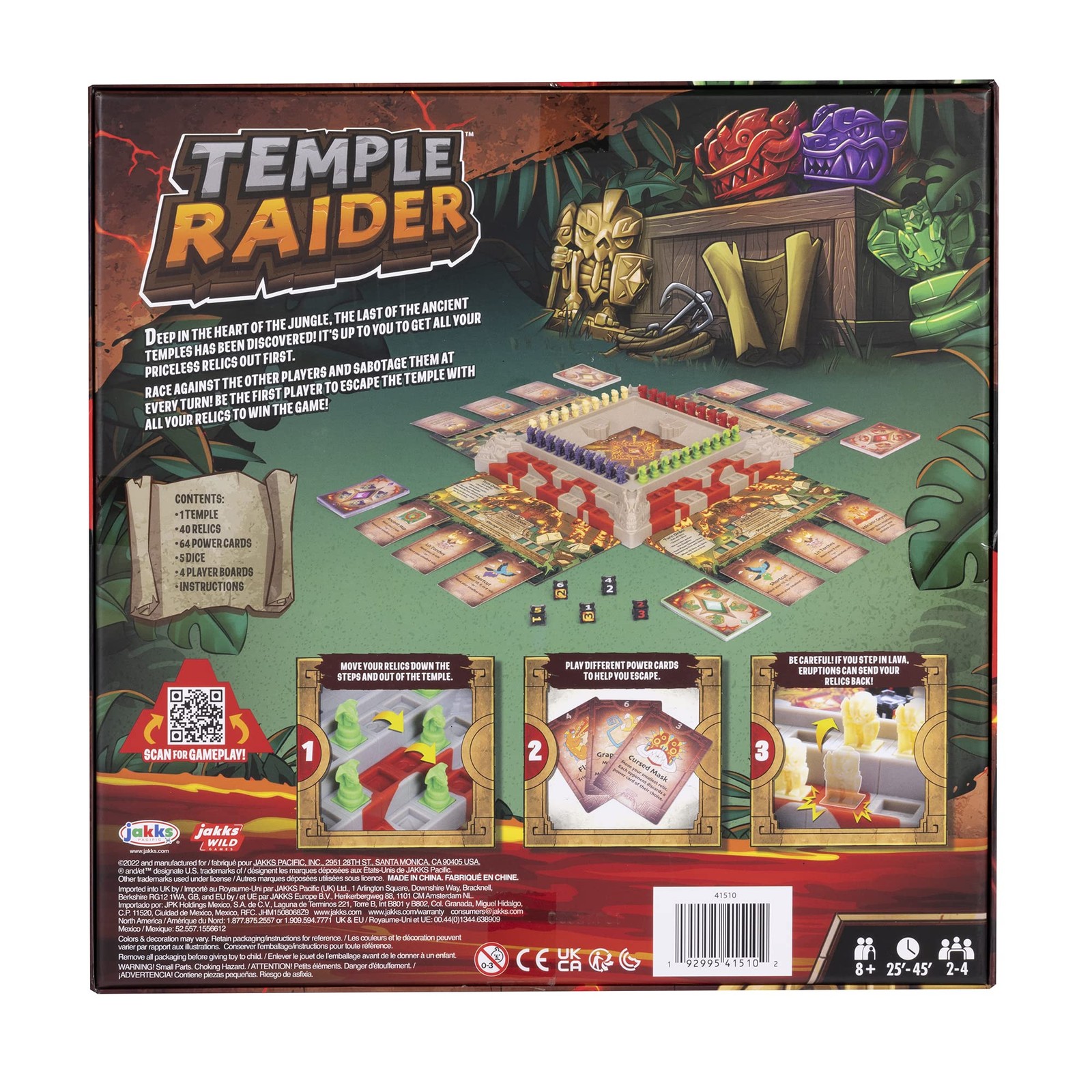 Temple Raider Board Game | | Strategy Board-Game | Family Dice Game for Adult…