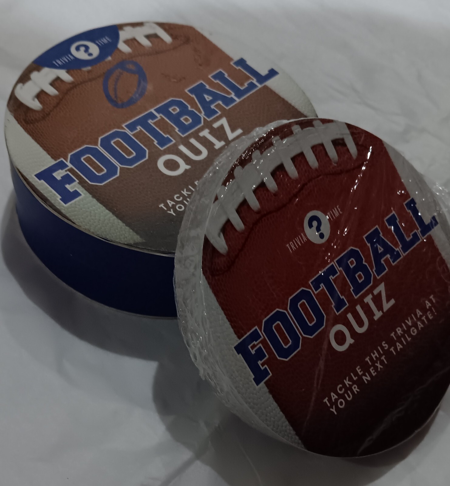 Trivia Time Football Quiz & Basketball Quiz Trivia Games Lot Of 2