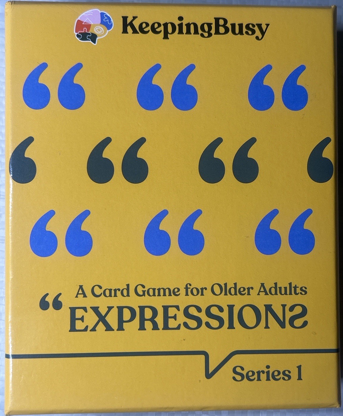KeepingBusy Expressions Series 1 Card Game for Older Adults Complete