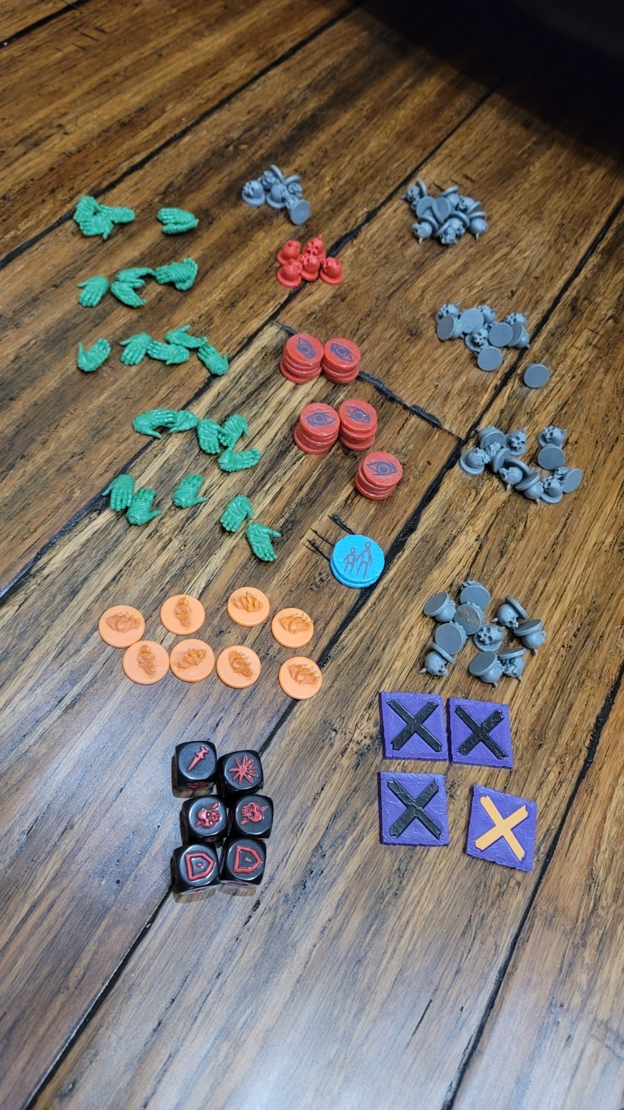 Hate Board Game – CMON – Complete Set of Player Tokens