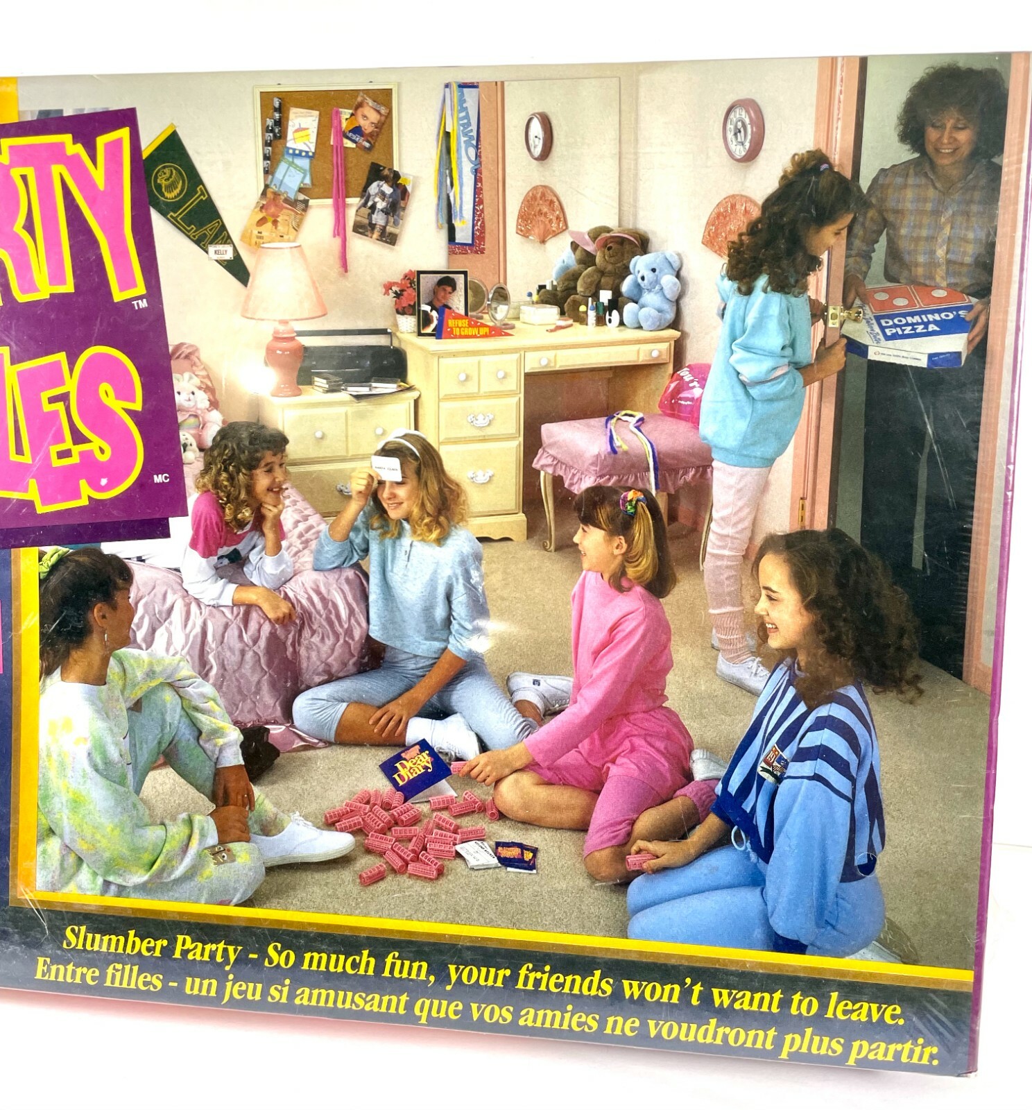 Slumber Party Board Game NEW Sealed – 1991 Canadian Complete