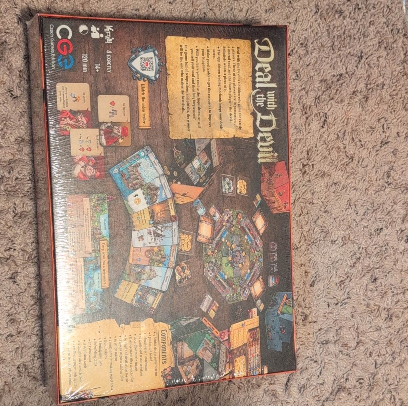 Czech Games Edition Deal with the Devil Fantasy Board Game 4 Players 2022