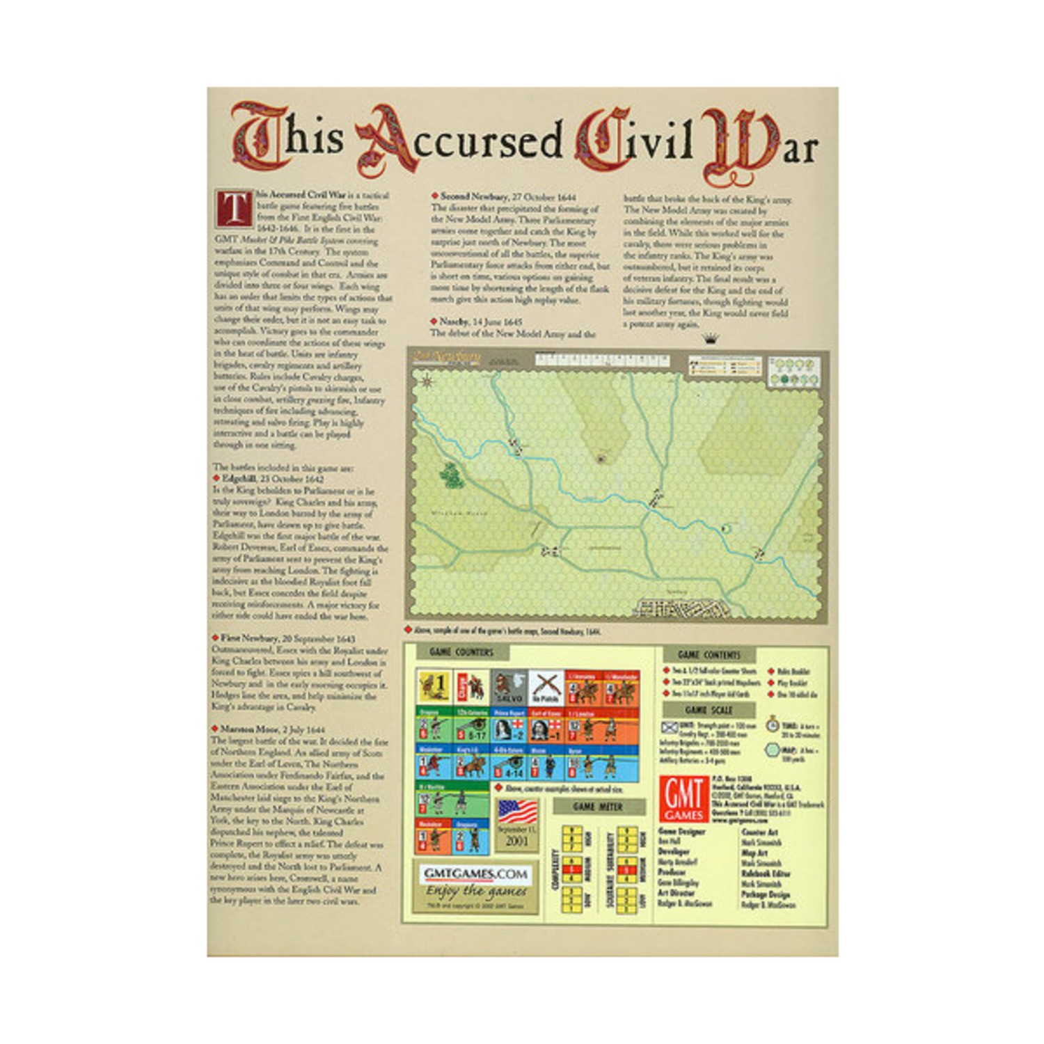 GMT Musket & Pike This Accursed Civil War (1st) Box SW (VG+/New)