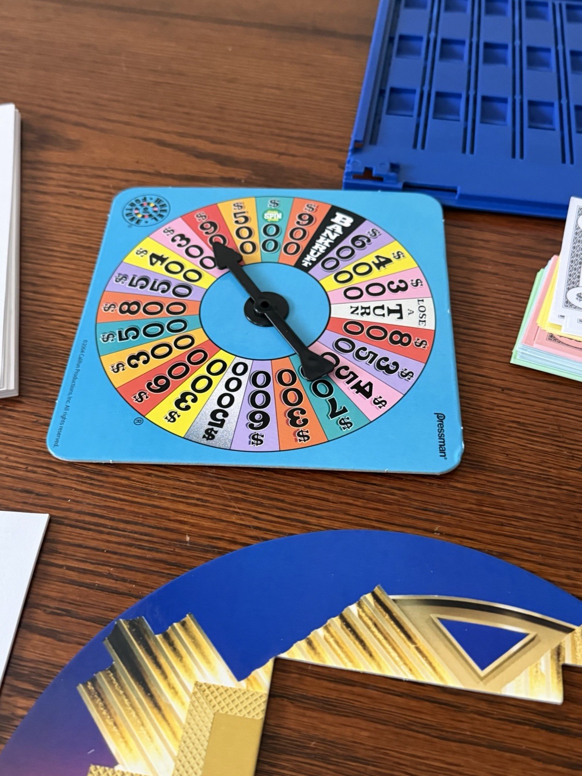 WHEEL OF FORTUNE Board Game by Pressman 2nd Edition All Puzzles Pieces COMPLETE