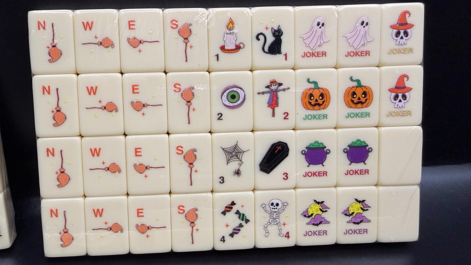 HALLOWEEN MAHJONG TILES…..NEW