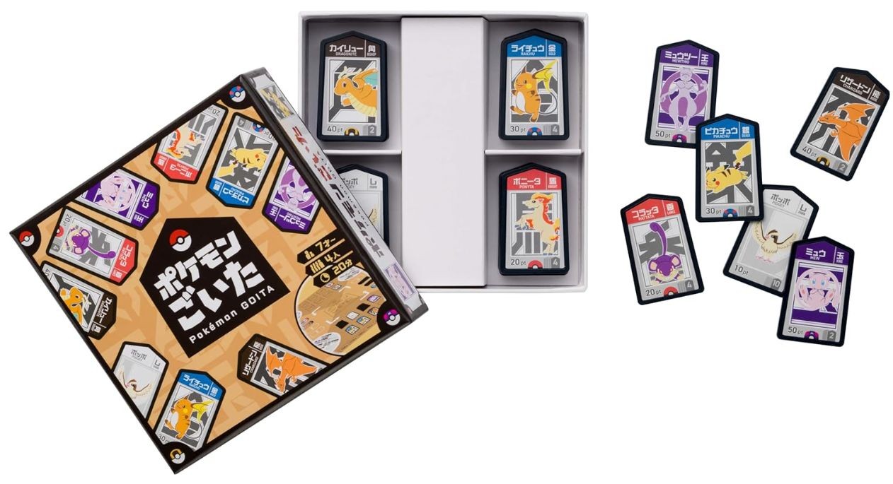 Pokemon GOITA Board Game with English Manual Sealed 4-Player Game NEW FS