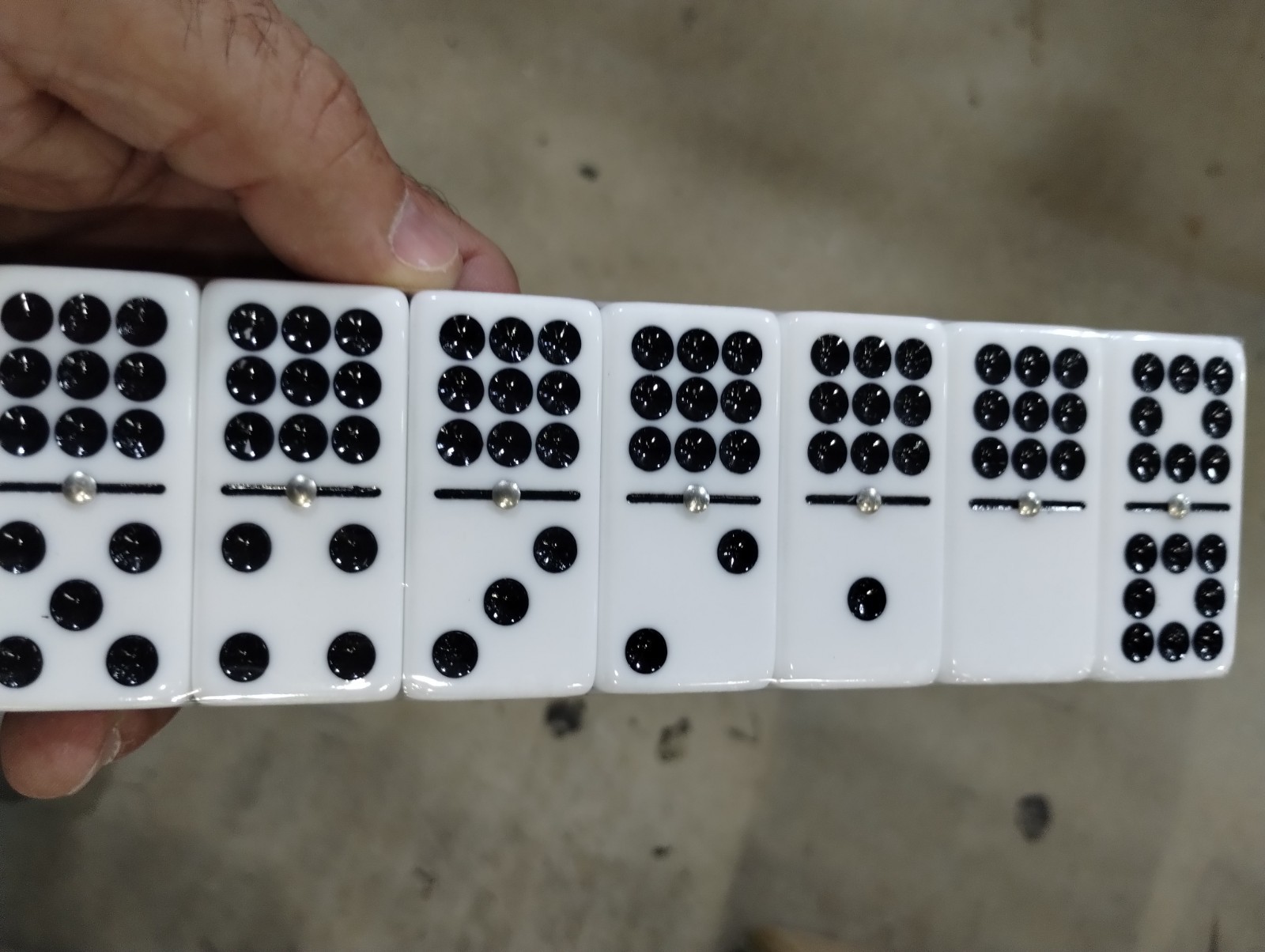 55 Pc Handcrafted Professional Double Nine Domino Set Wood Box Doble Nueve ROJO