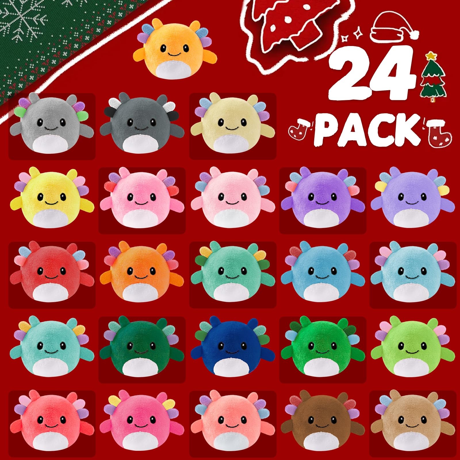 Advent Calendar 2025 – Christmas Countdown Calendars – 24 Days of red