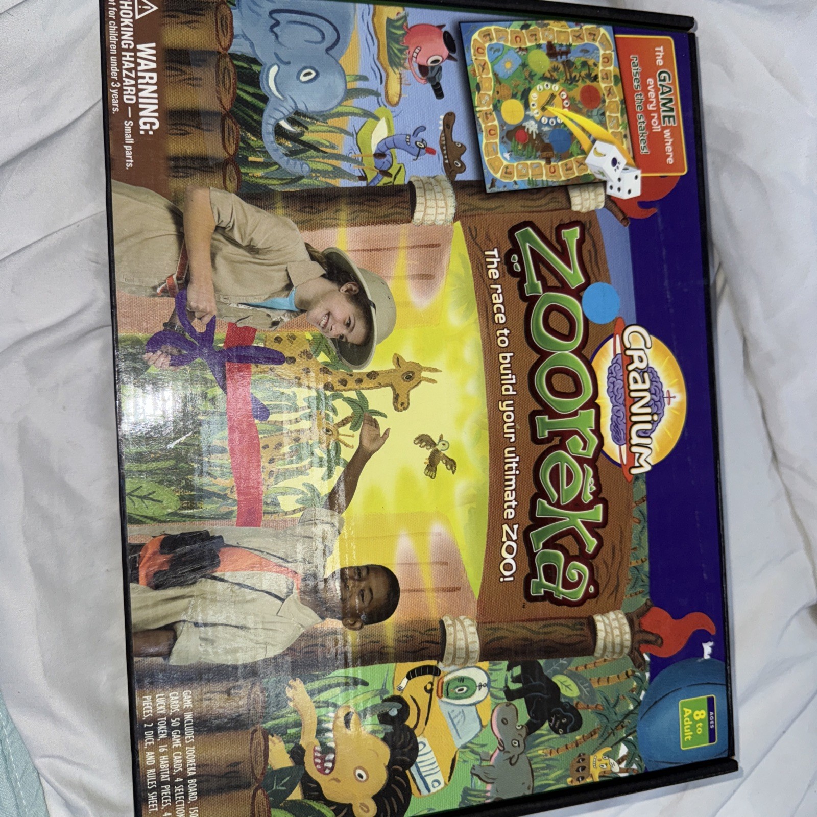 Cranium Zooreka Race to Build Your Zoo! Family Board Game 2006 Complete