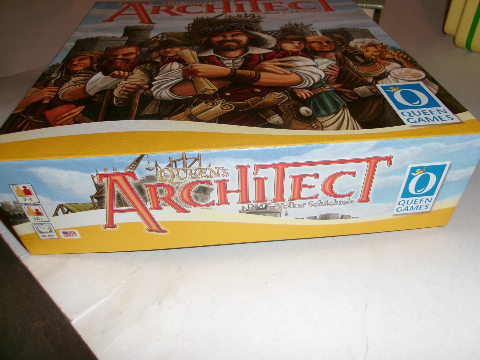 Queen’s Architect Board Game Volker Schachtele ages 10 up 60 min 2-4 players NEW