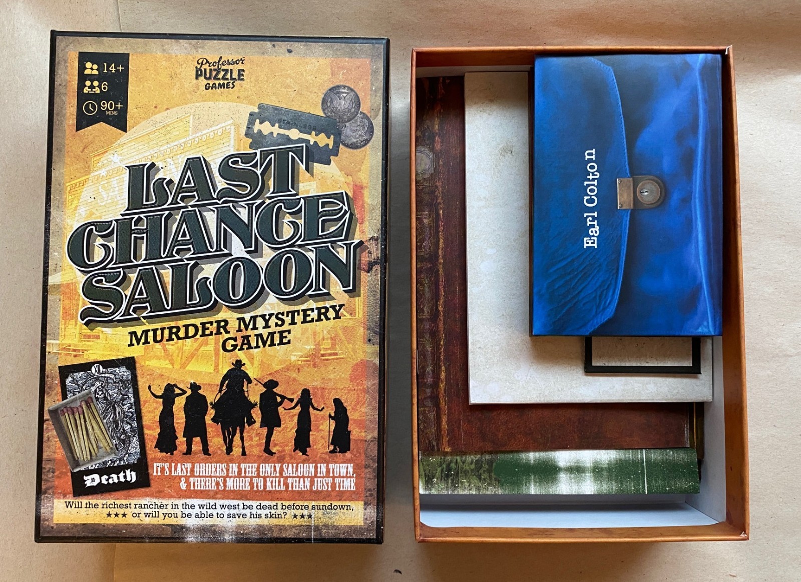 LAST CHANCE SALOON Murder Mystery Party Game! Old West Theme – scripted for fun!