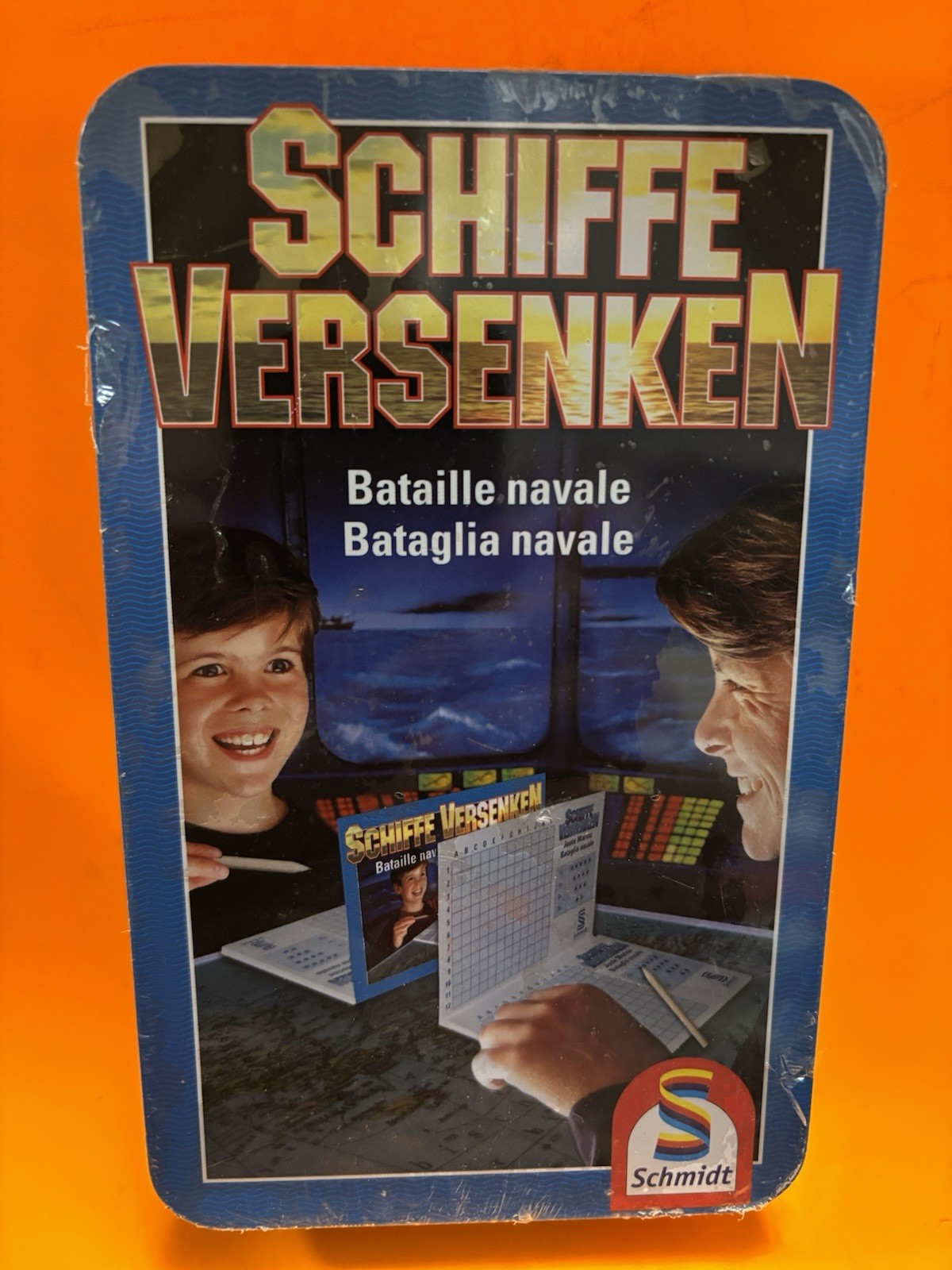 Schmidt Spiele 51205 Battleships in Metal Box New Factory Sealed Free Shipping