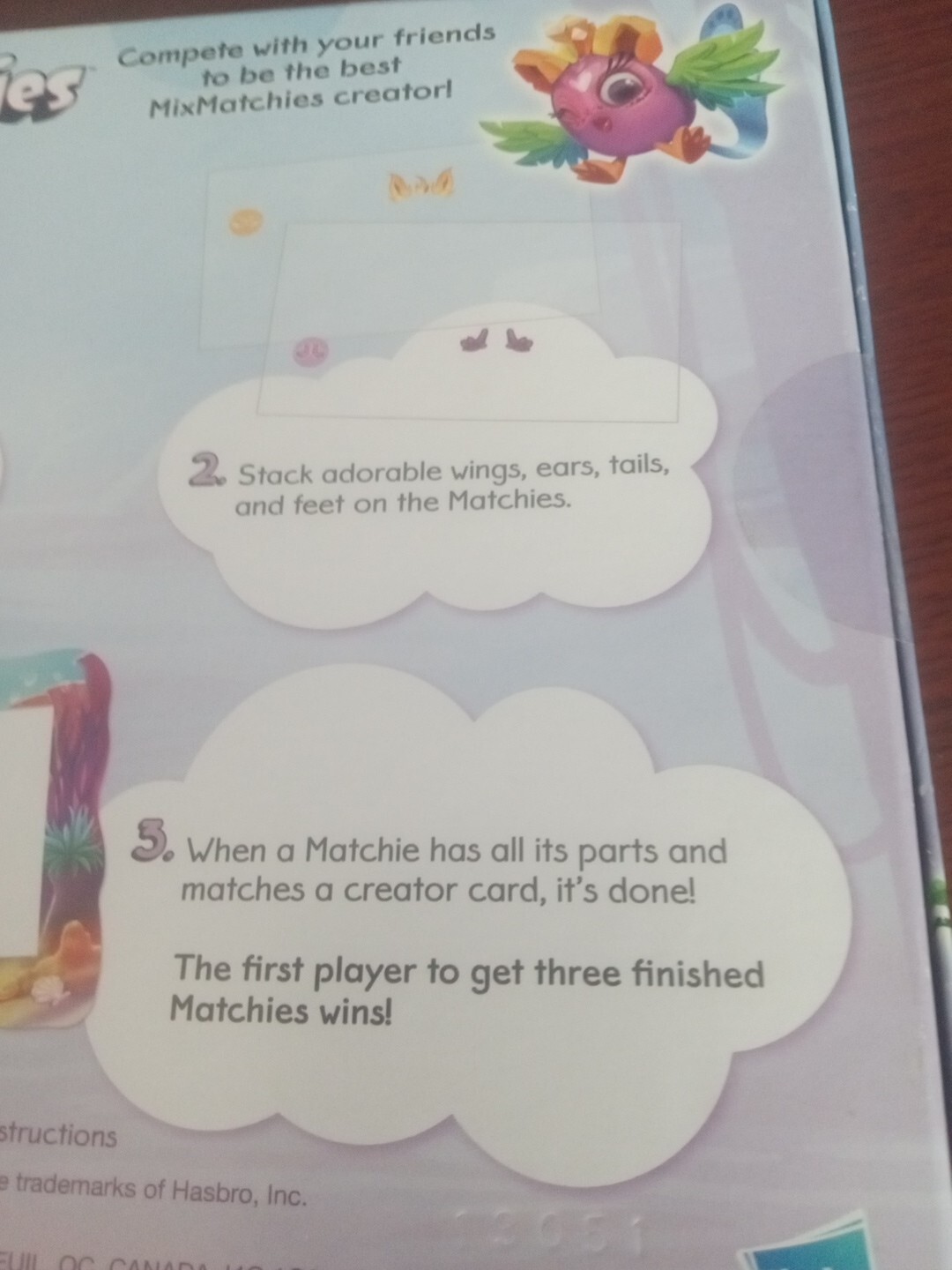 Hasbro Boardgame MixMatchies Box New