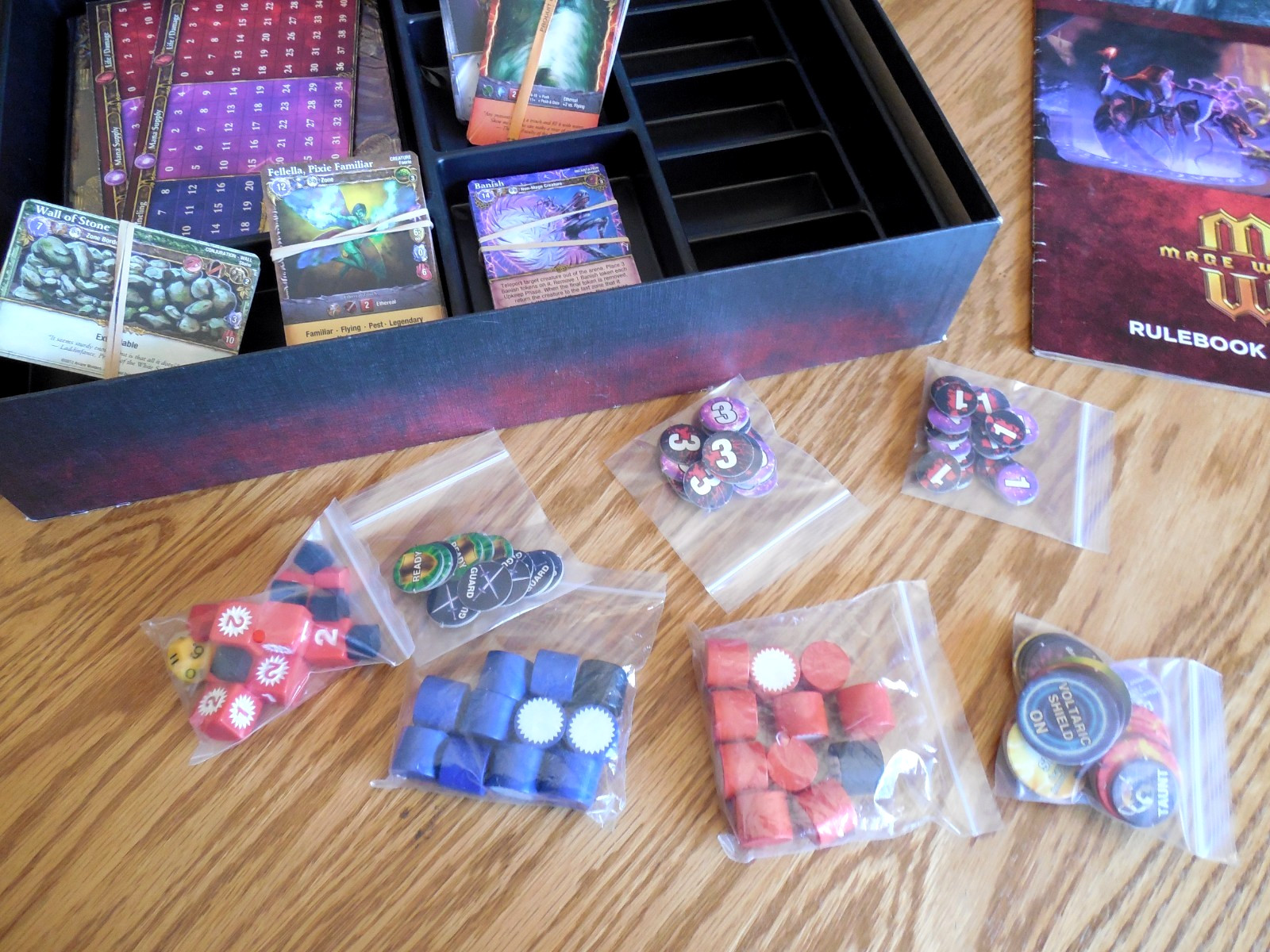 EUC 2012 Arcane Wonders “Mage Wars” Customizable Strategy Game of Dueling Mages