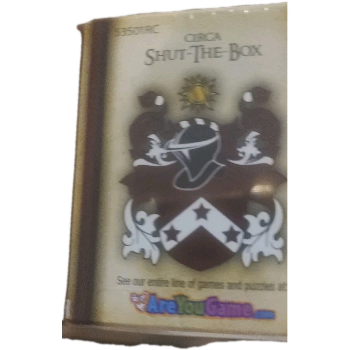 Shut The Box Game Of Chance & Strategies- Front Porch Classics NEW SEALED