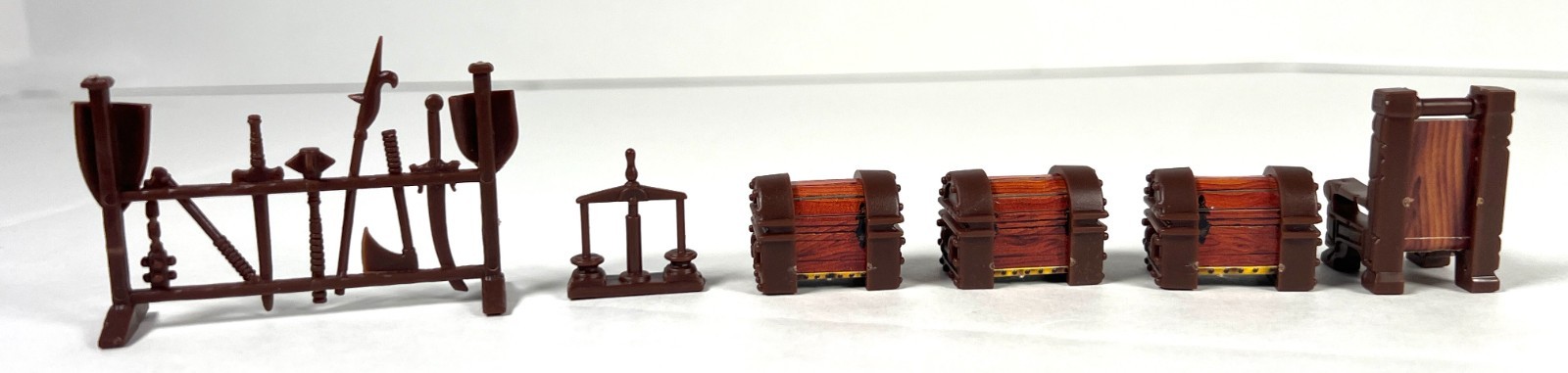 HeroQuest Board Game Parts Mixed Furniture Lot of 16 Tables Treasure Chests Book