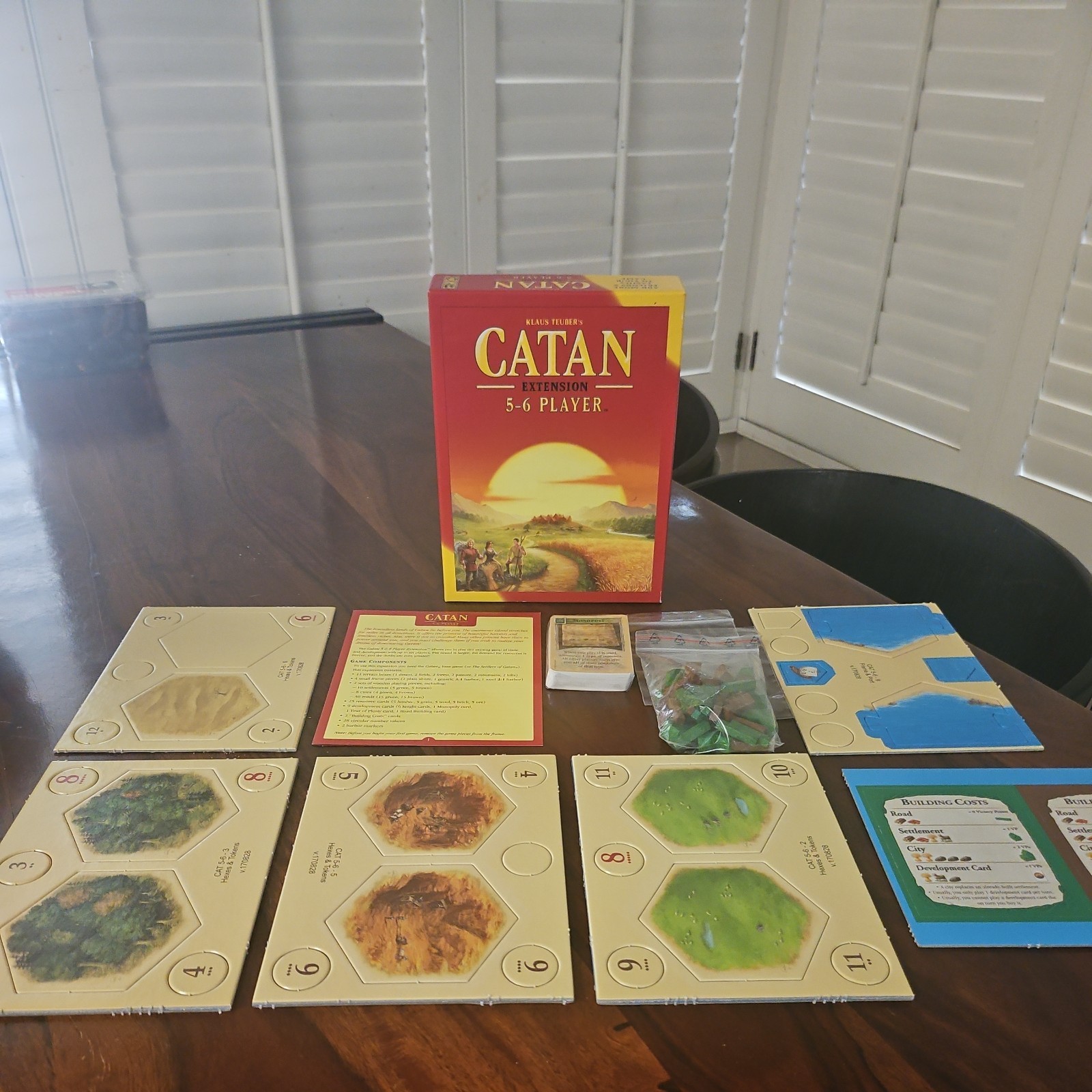 Settlers of Catan 5-6 Player Extension Board Game – Complete In Box