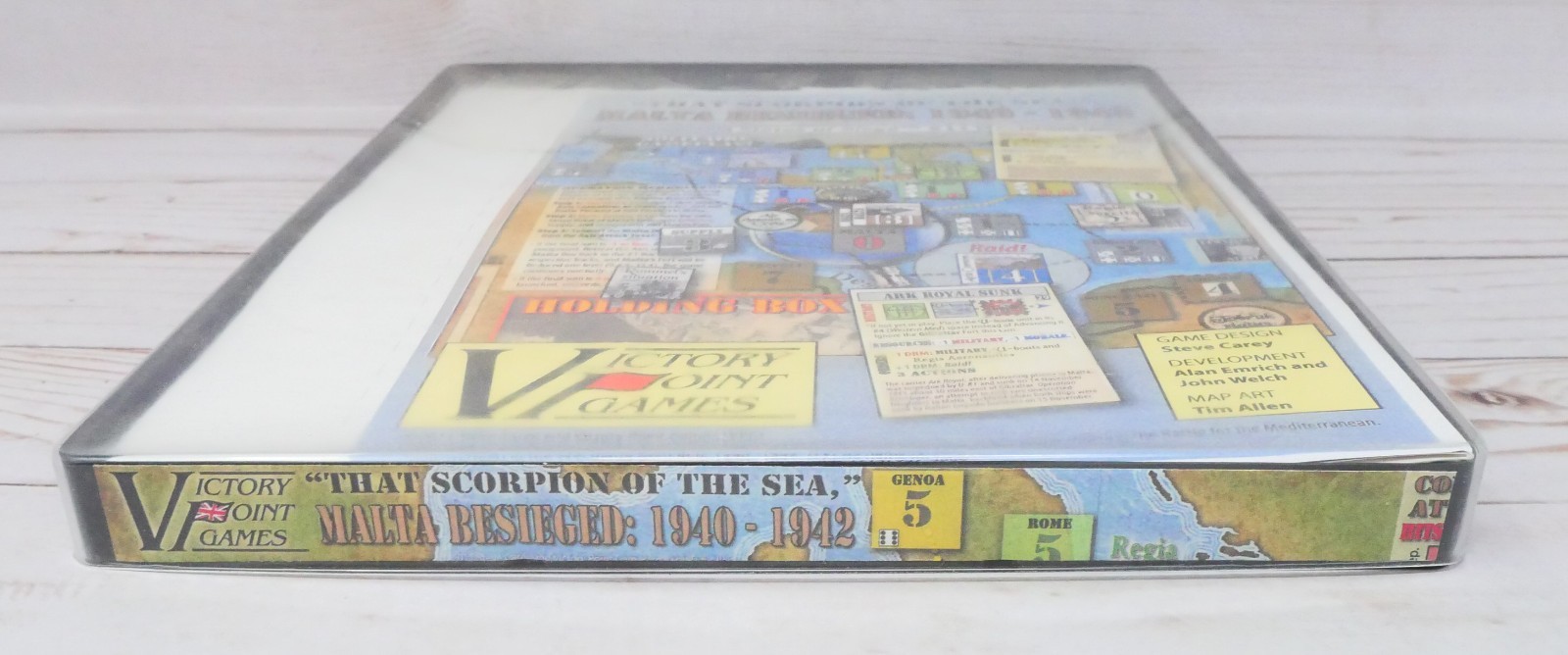 Victory Point Games, Malta Besieged 1940-1942, Solitaire Game, Complete-Punched