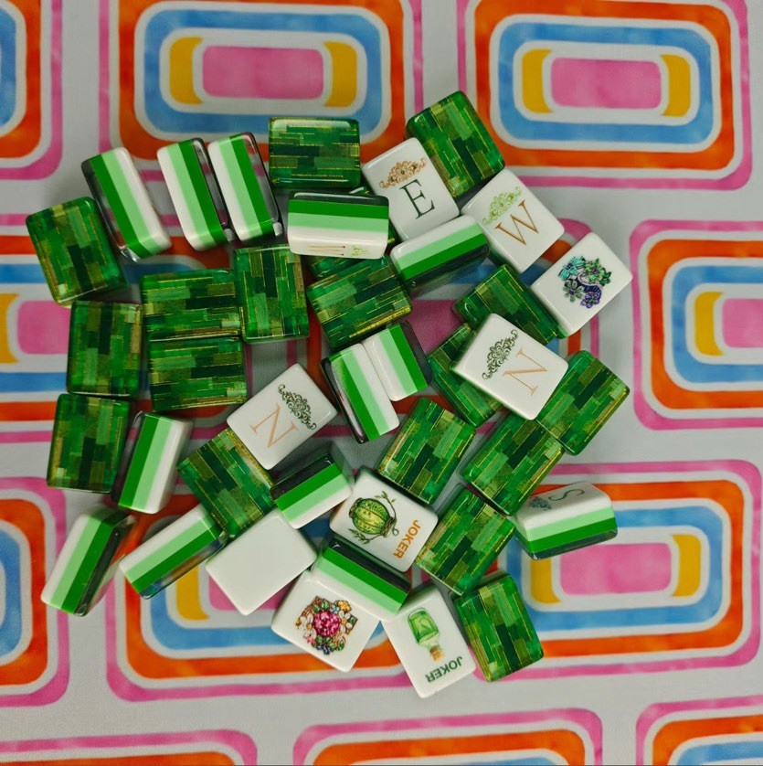 Forest Wizard Pearls Mahjong Set Of Tiles American Mahjong Mahj Oh My Line Set