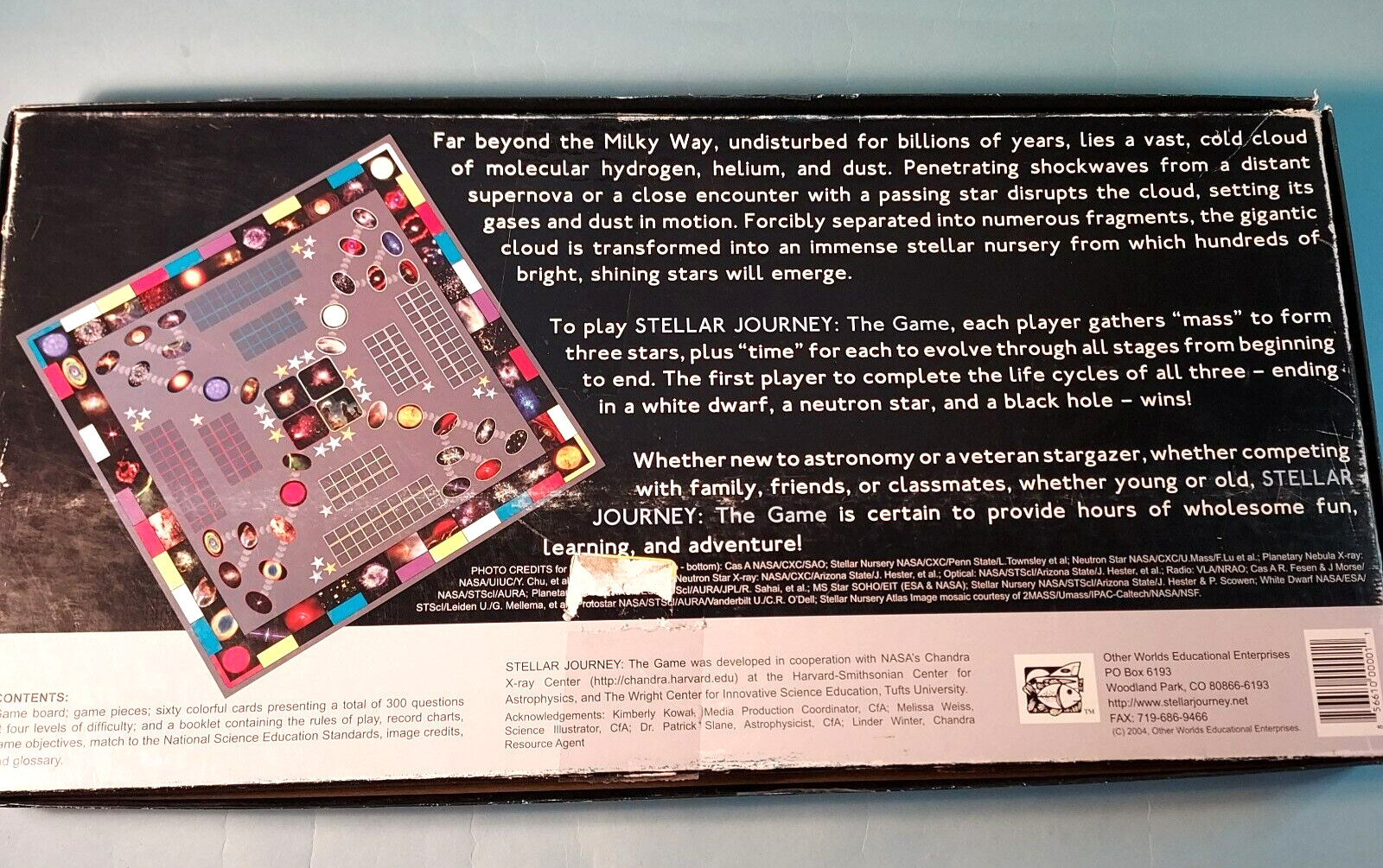 Stellar Journey: The Game ~ Adventure in Space and Time Excellent Unused