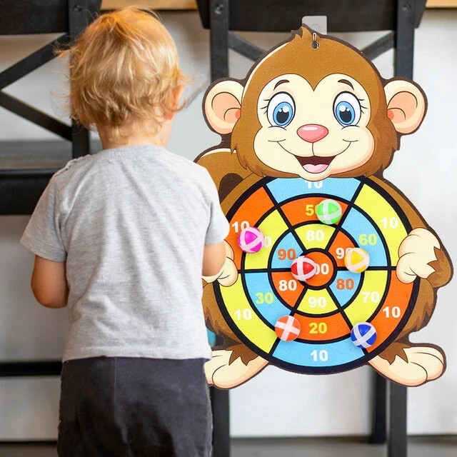 Animals Dart Board Games for Kids Montessori Targ