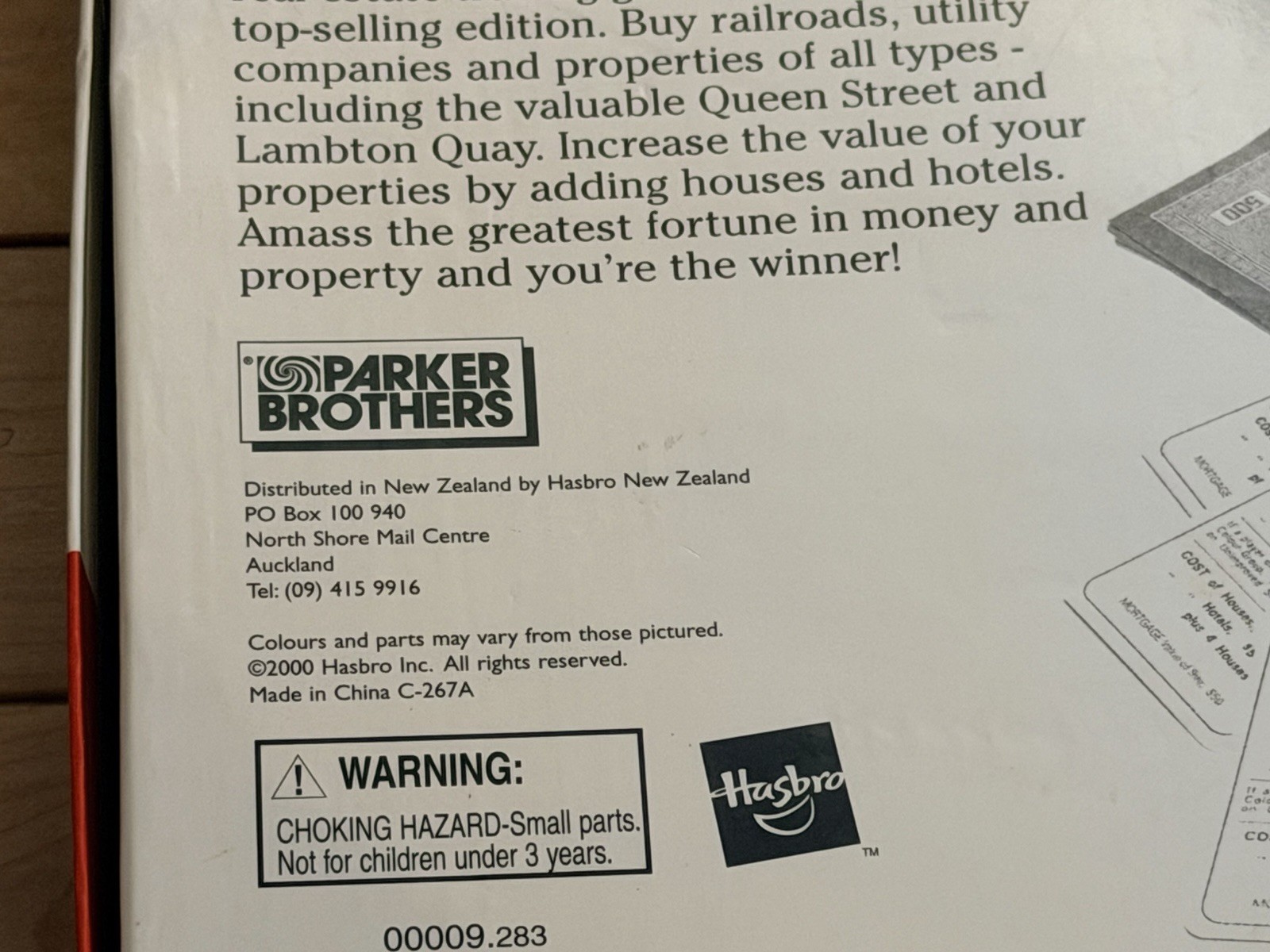 Monopoly New Zealand Edition 2000 Parker Brothers Complete 11 Tokens Rare Hasbro
