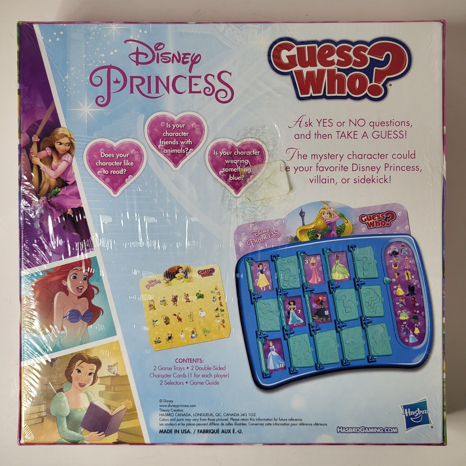 Disney Princess Guess Who? Board Game Preschool Game Hasbro Gaming Kids