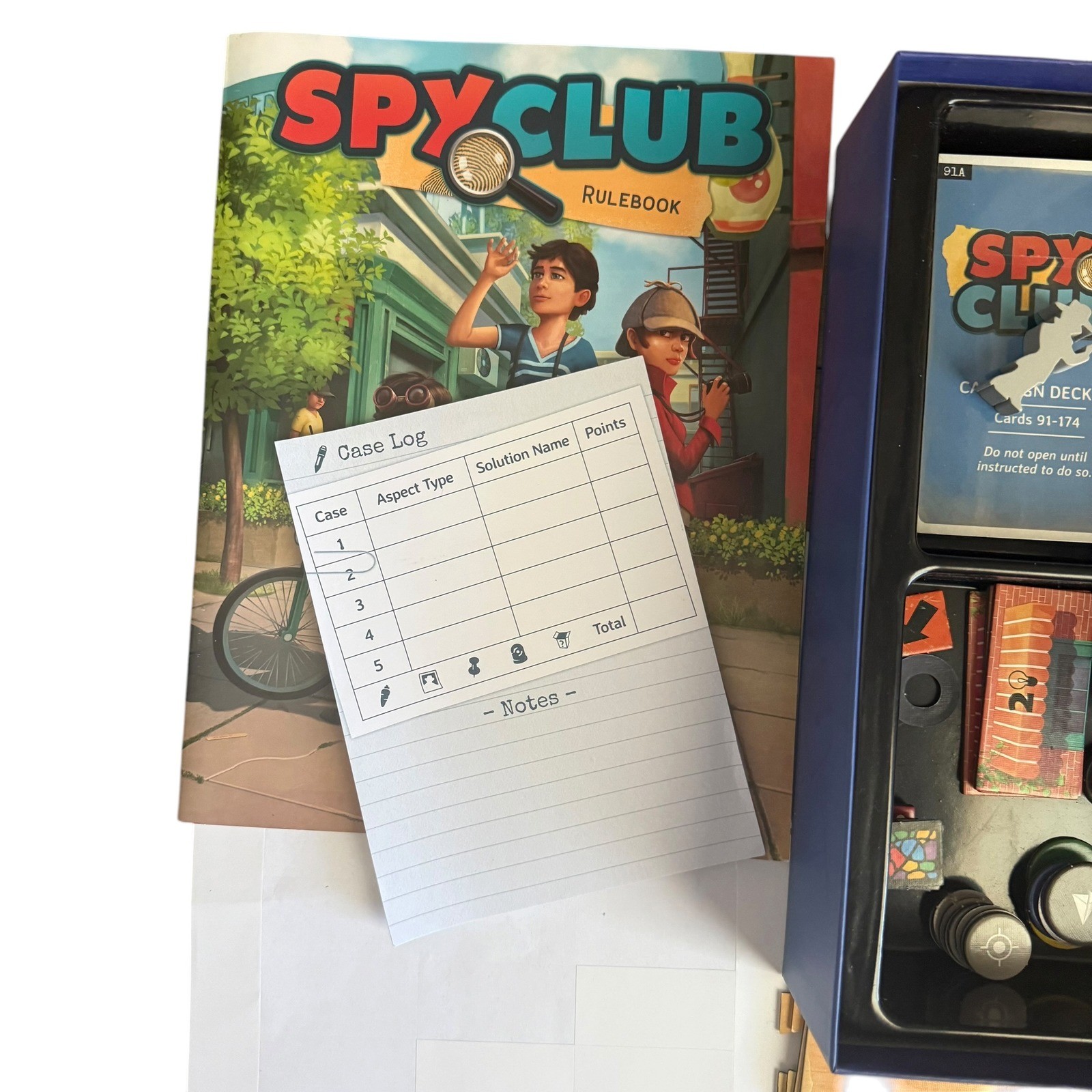 Fox Trot Renegade Game Studios Spy Club Board Game Kids Mosaic System