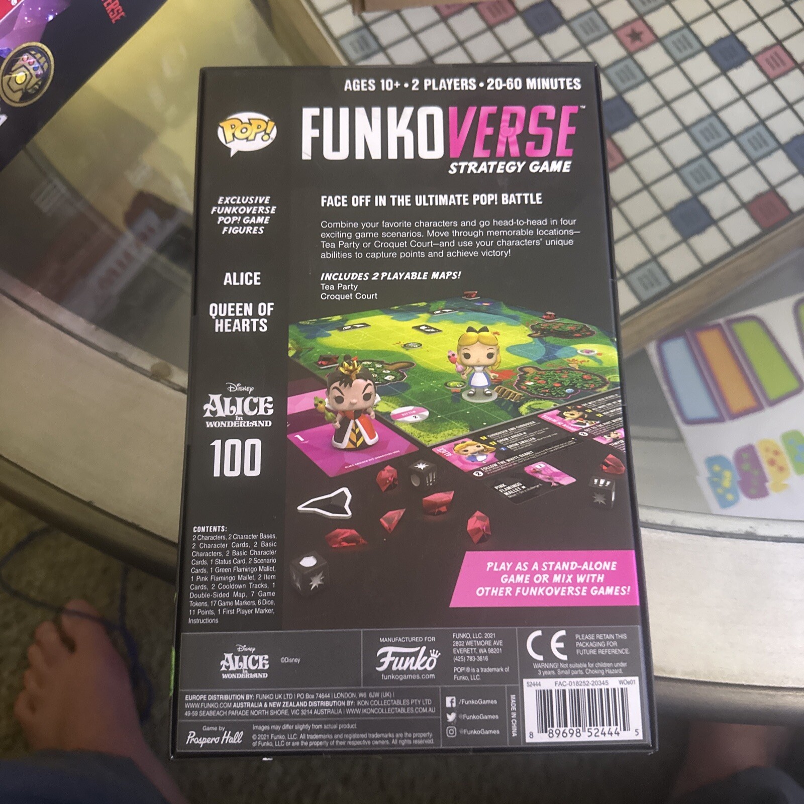 Funkoverse Alice In Wonderland Disney Strategy Game FUNKO POP 2021 sealed