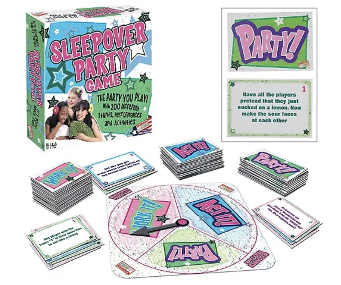 Sleepover Party Game The Party You Play Stunts Performances Activities Girls